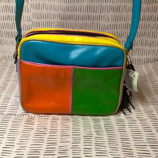 Vintage colorful crossbody bag
