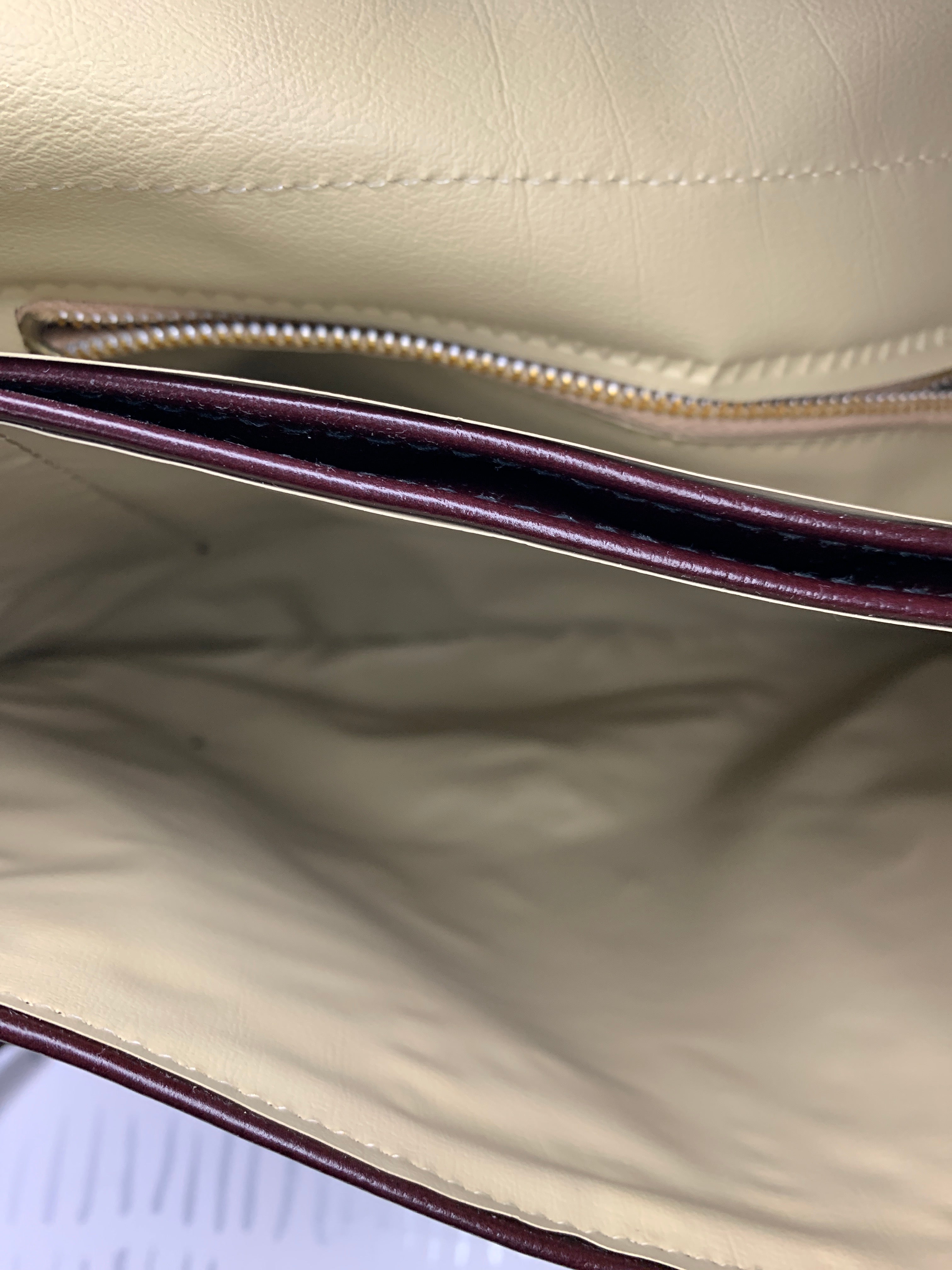 Burgundy  purse/clutch