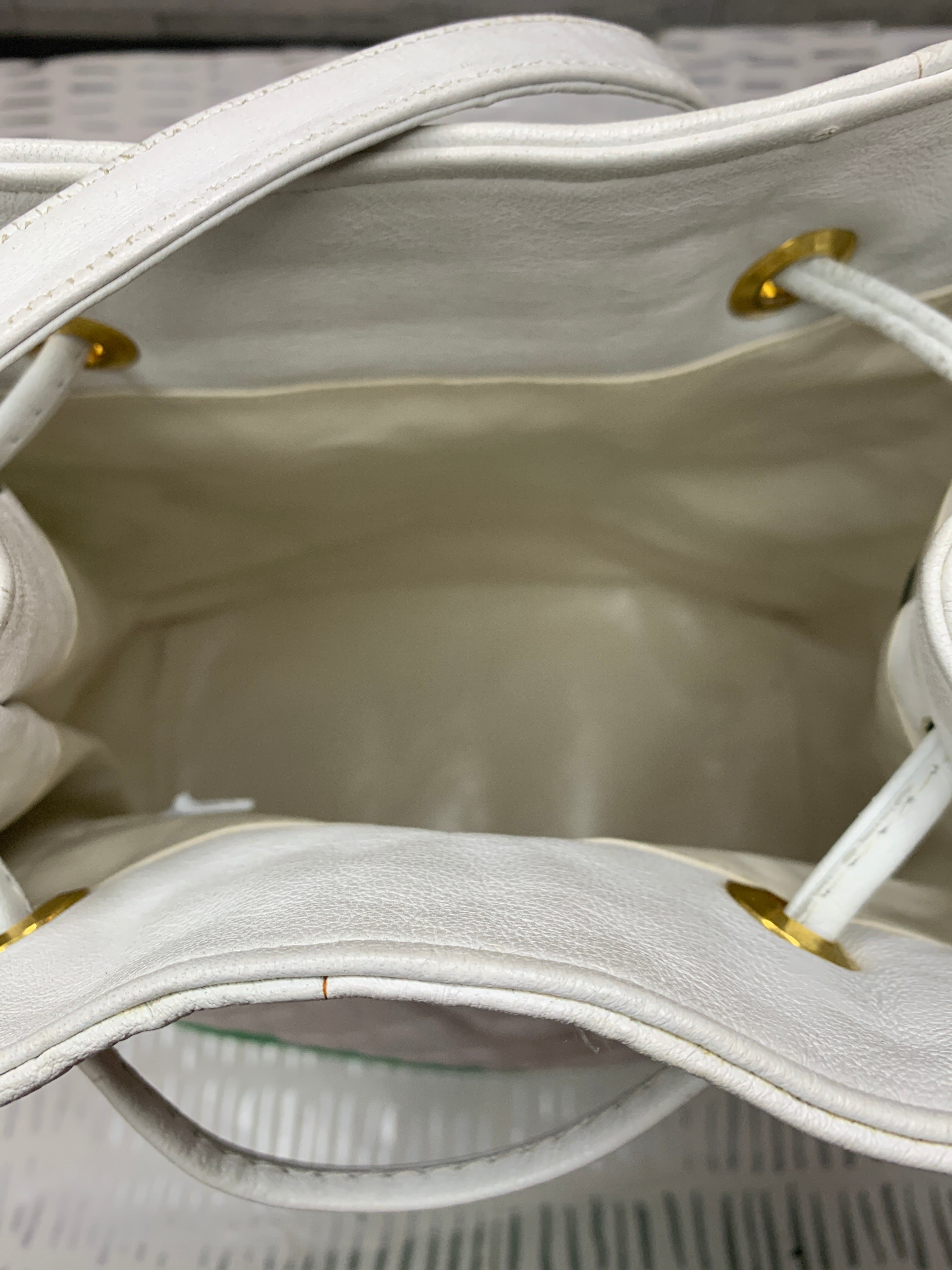 Mixed Color quilted  bucket bag