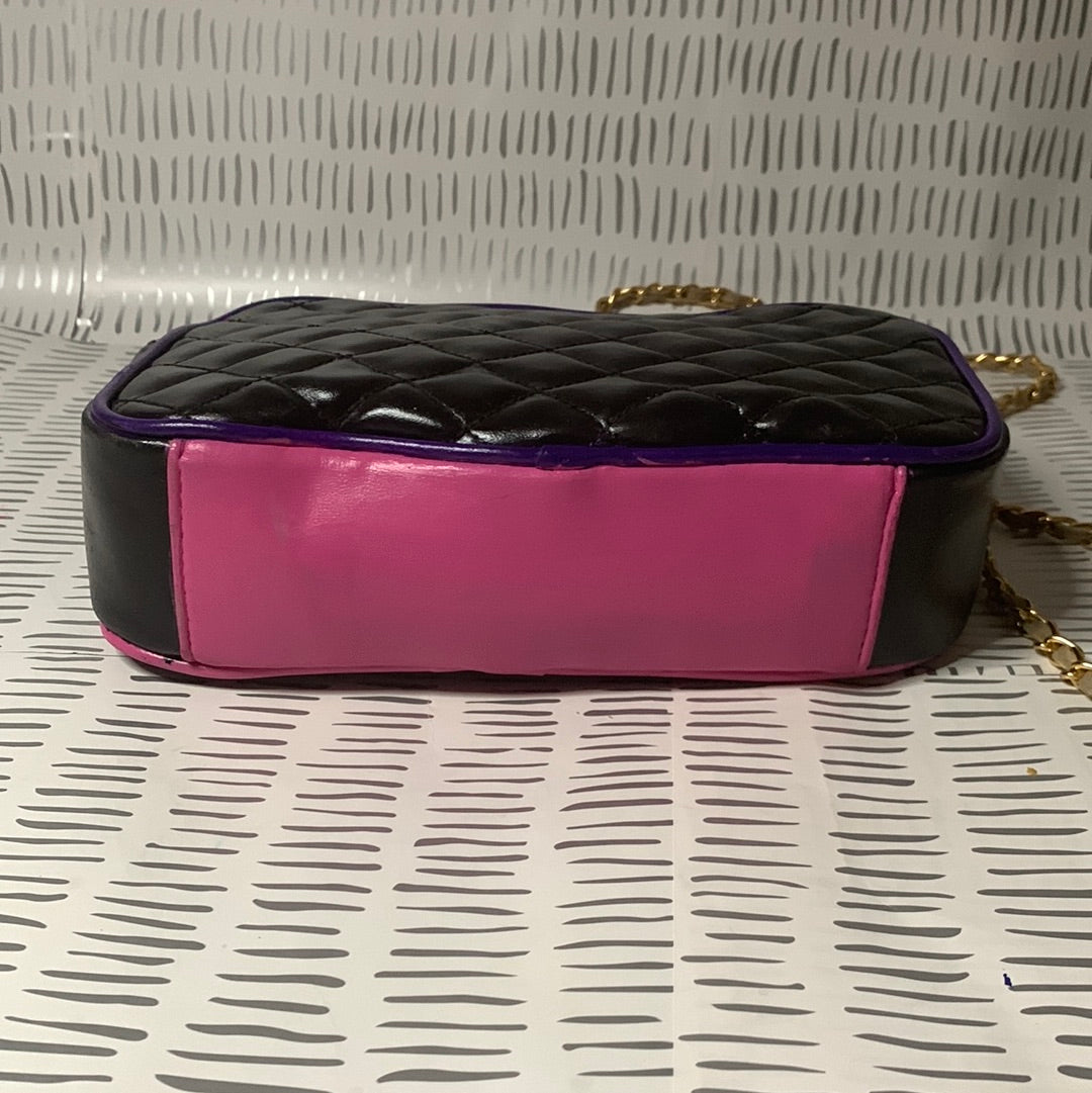 Vintage quilted crossbody bag