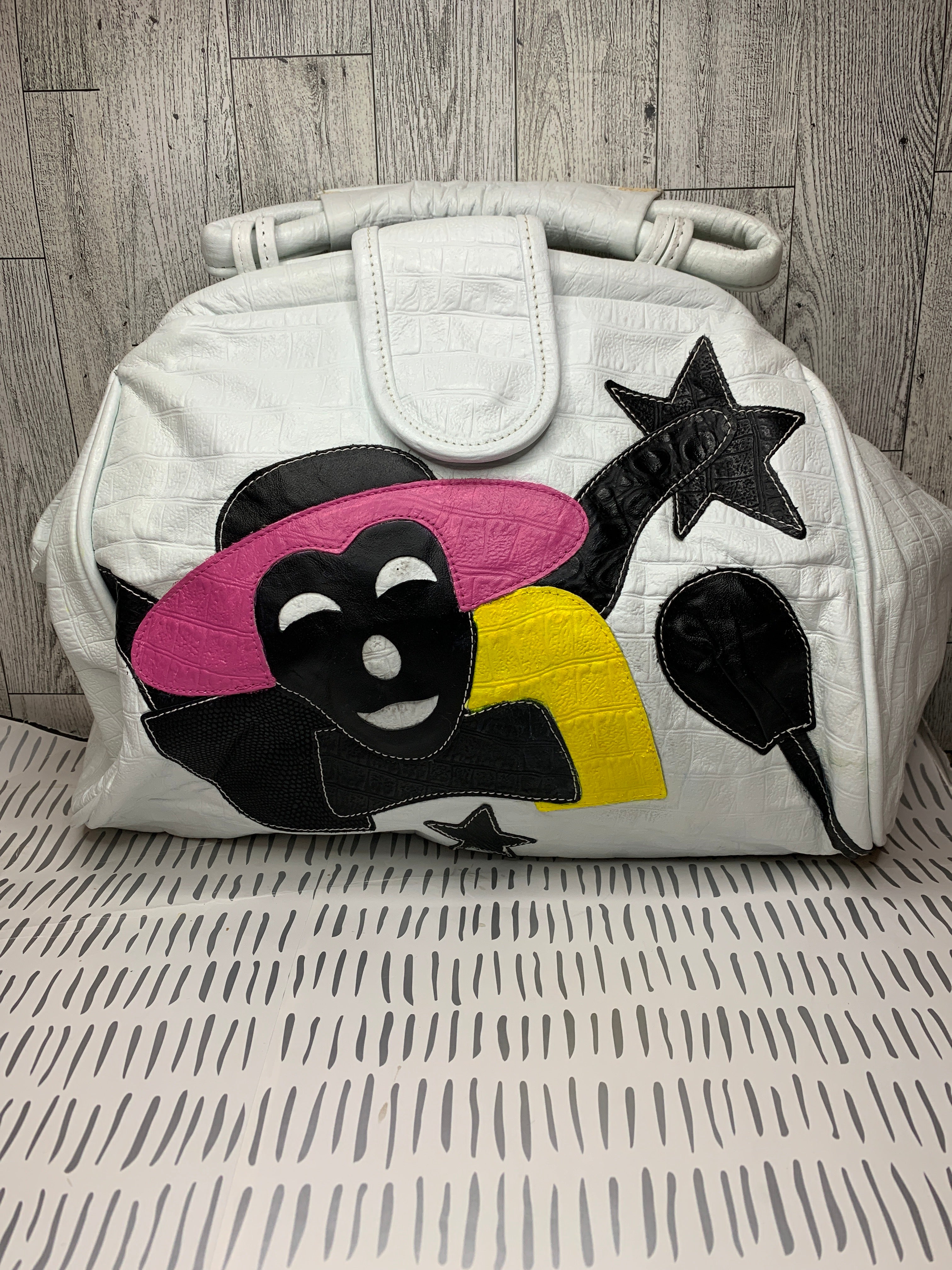 Vintage 80’s clown handbag
