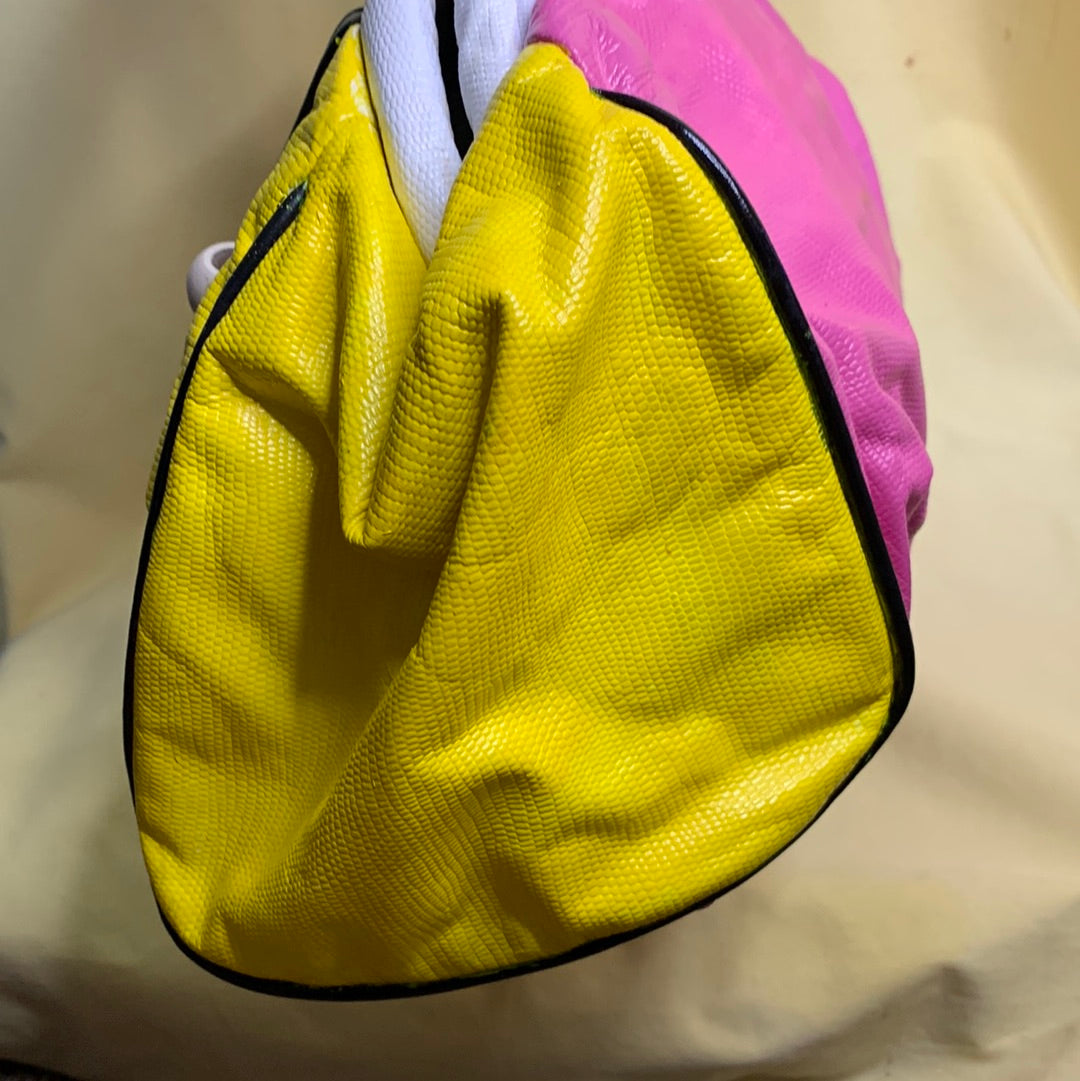 Vintage elephant patchwork bag