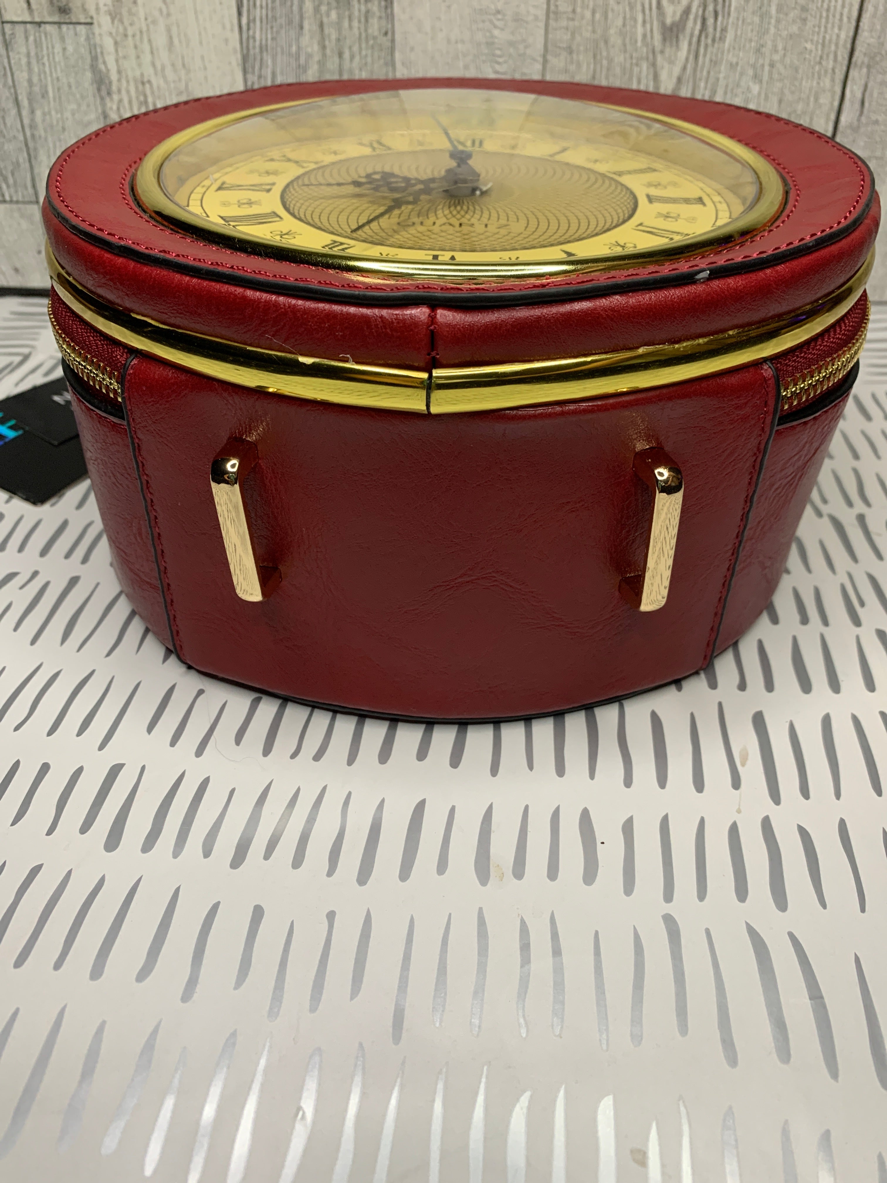 Clock top handle bag