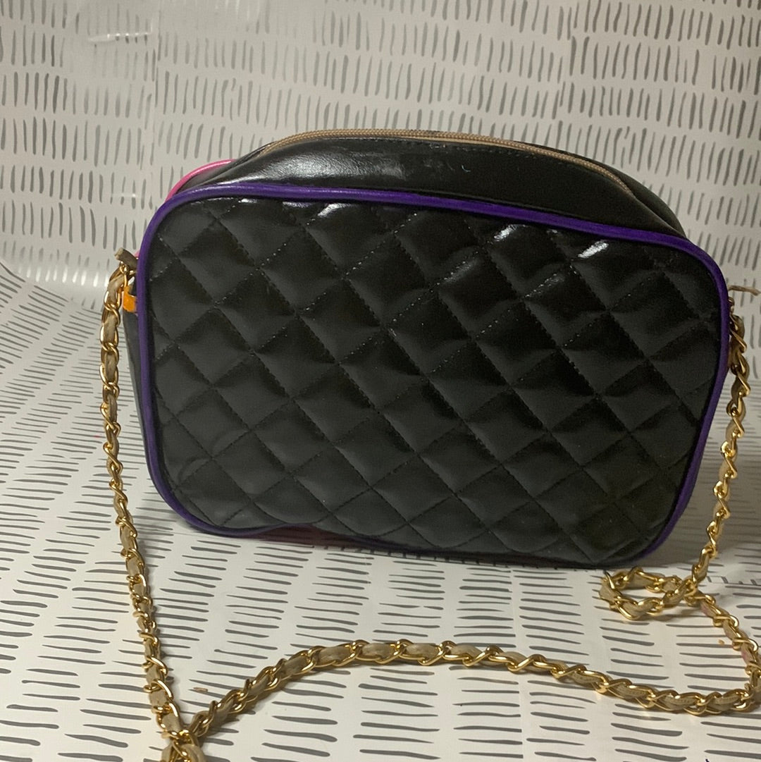 Vintage quilted crossbody bag