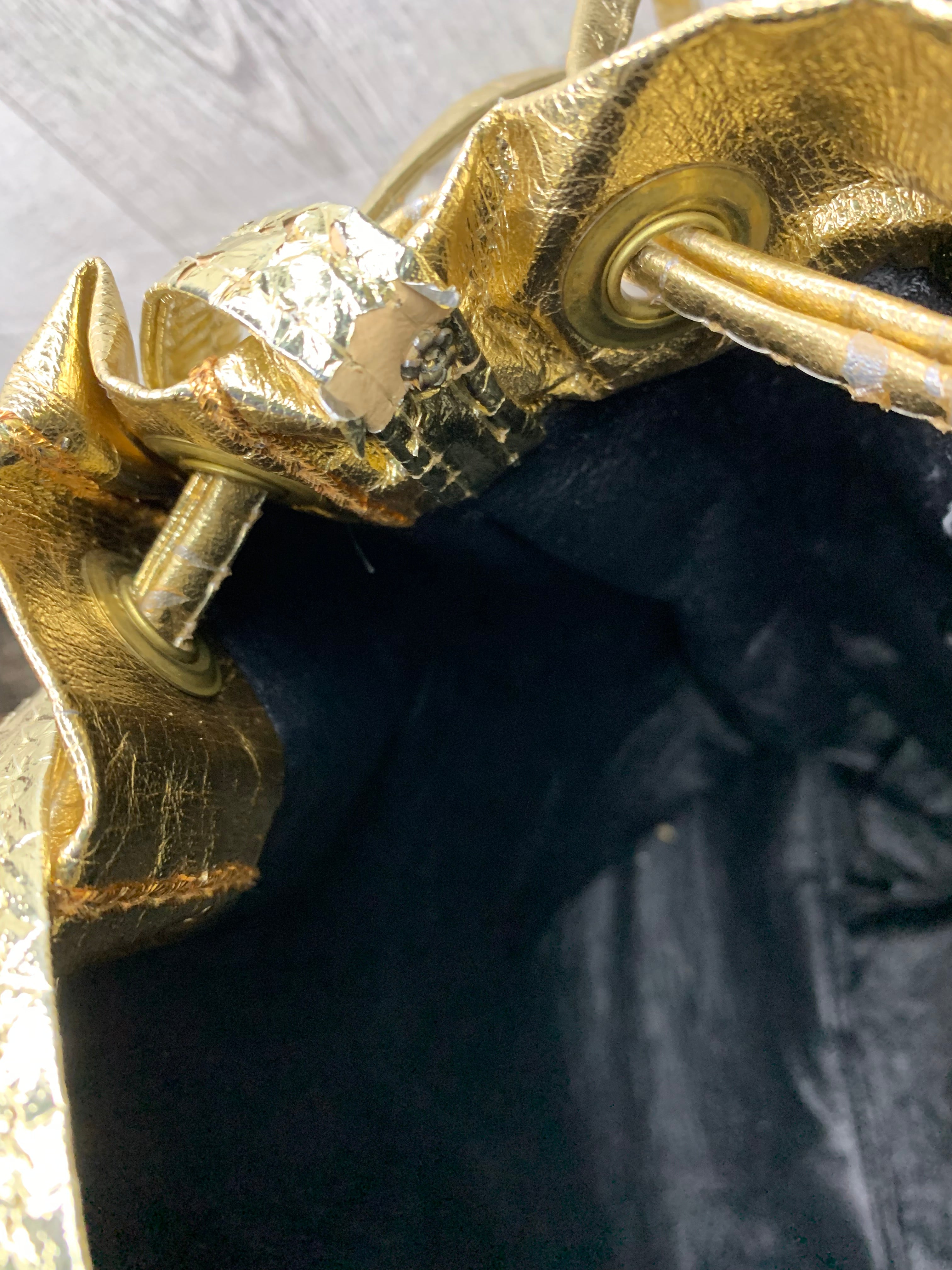 Vintage Bikal gem bucket bag