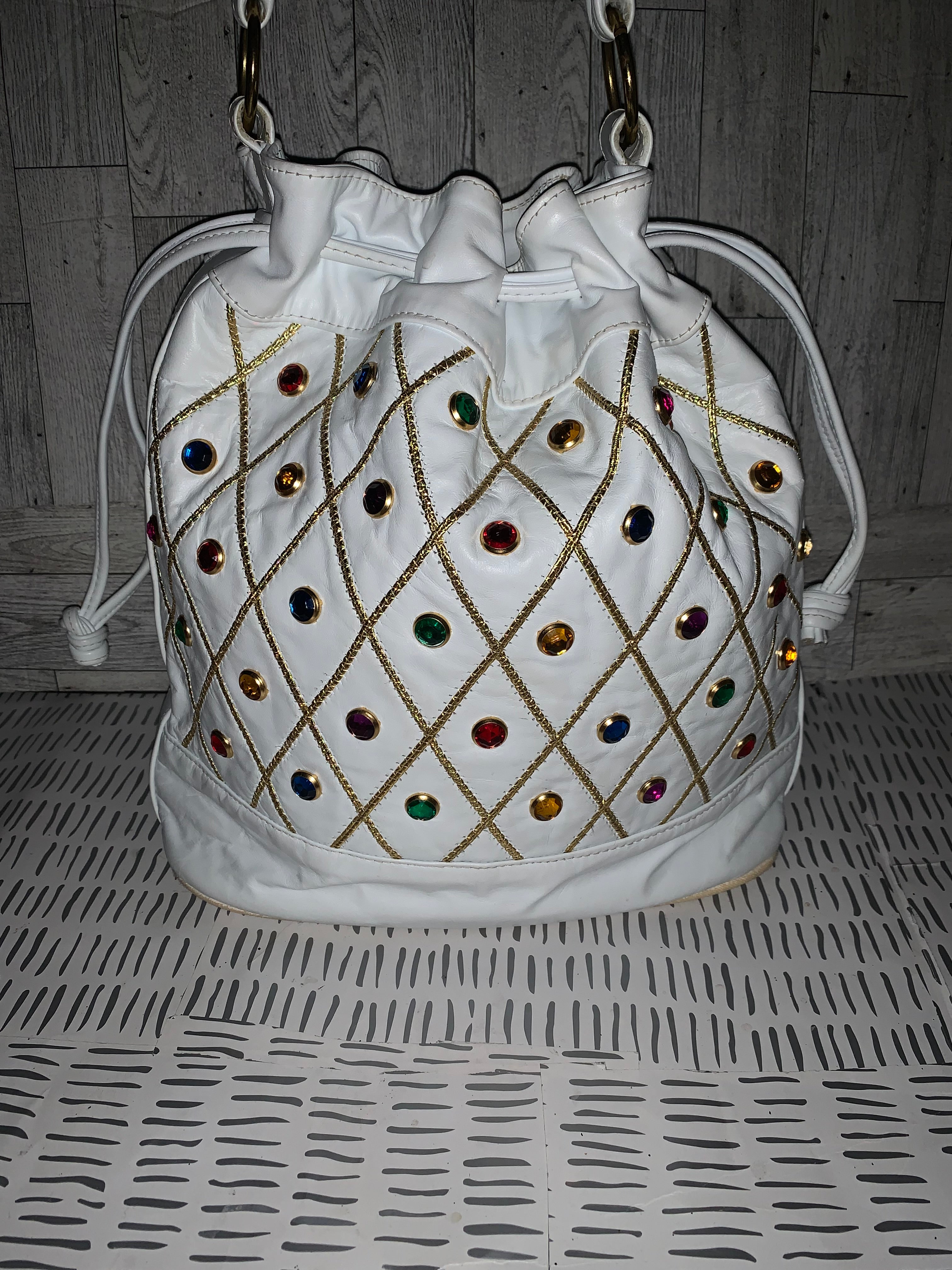 Vintage Gem bucket bag