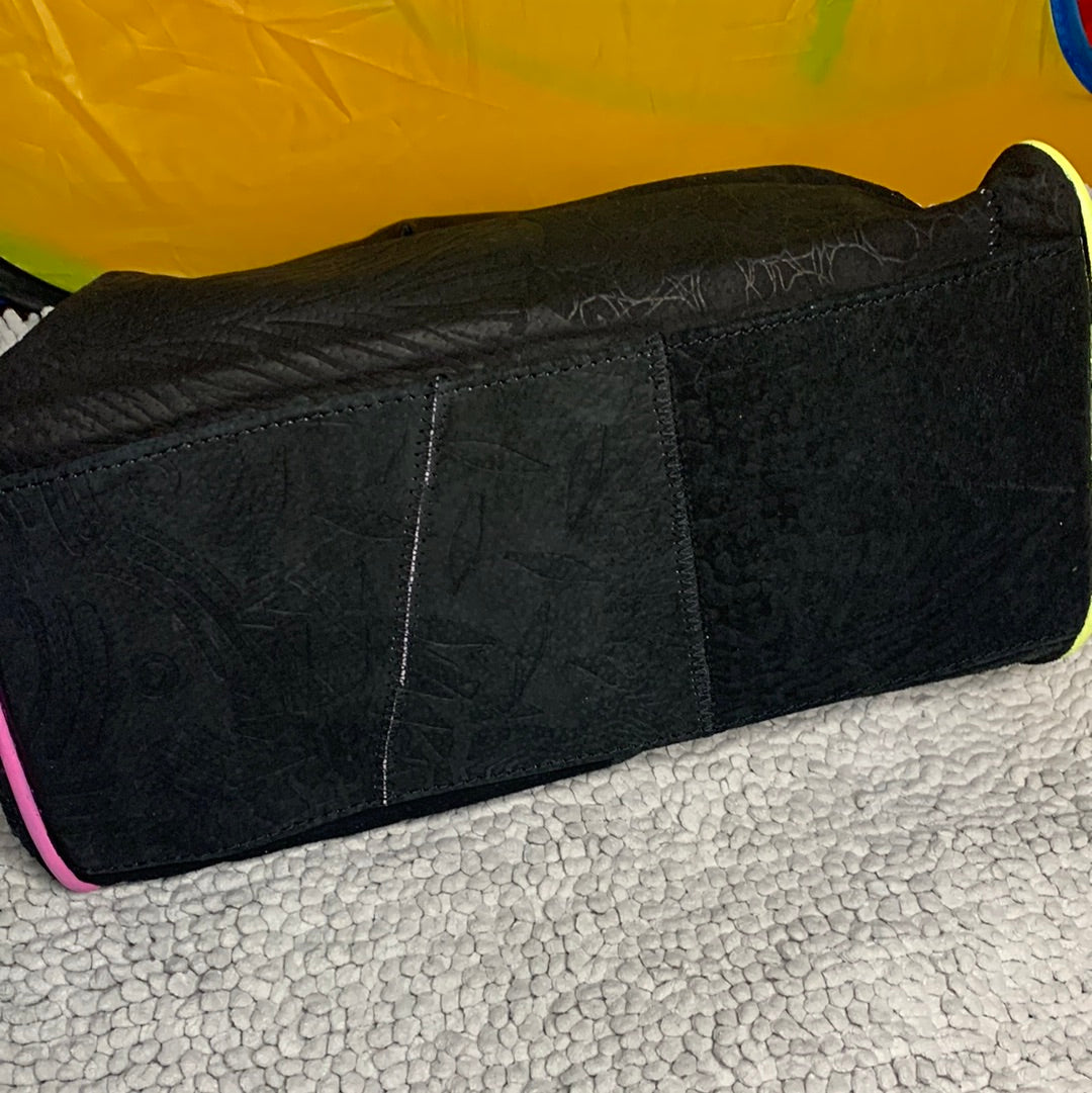 “Fish tails” vintage gem studded handbag