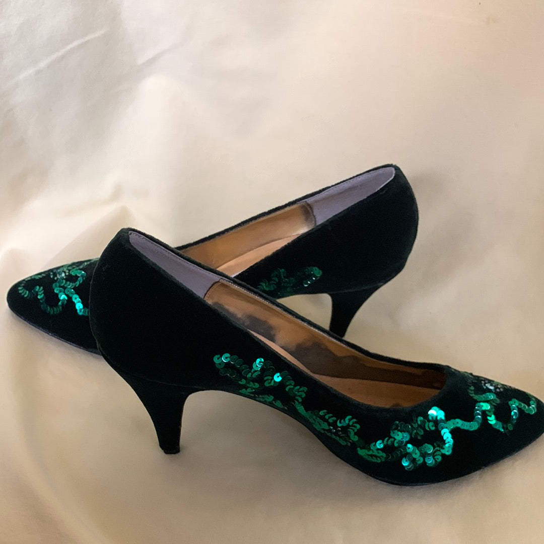 Sequin heels