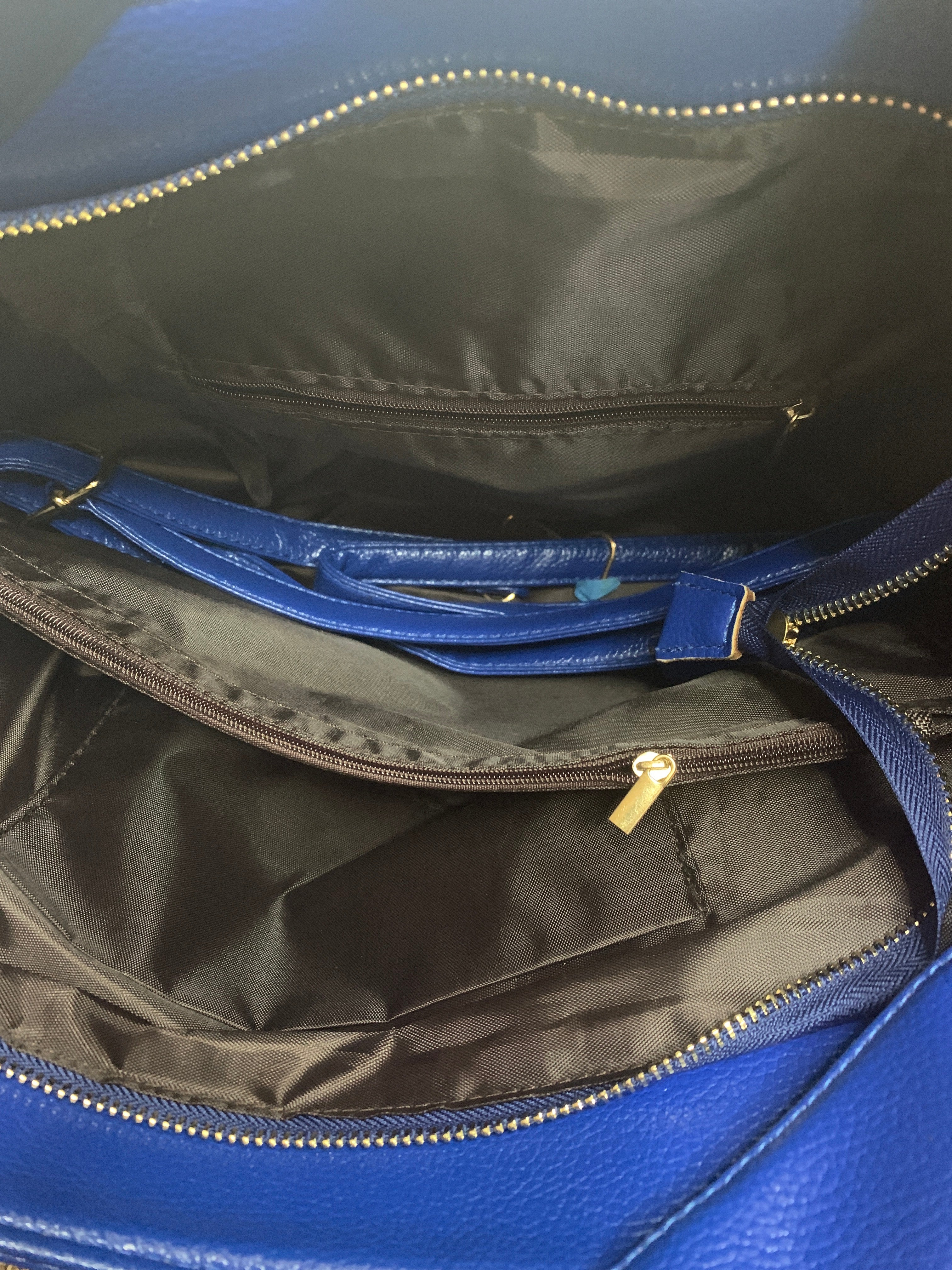 Large double top handle bag