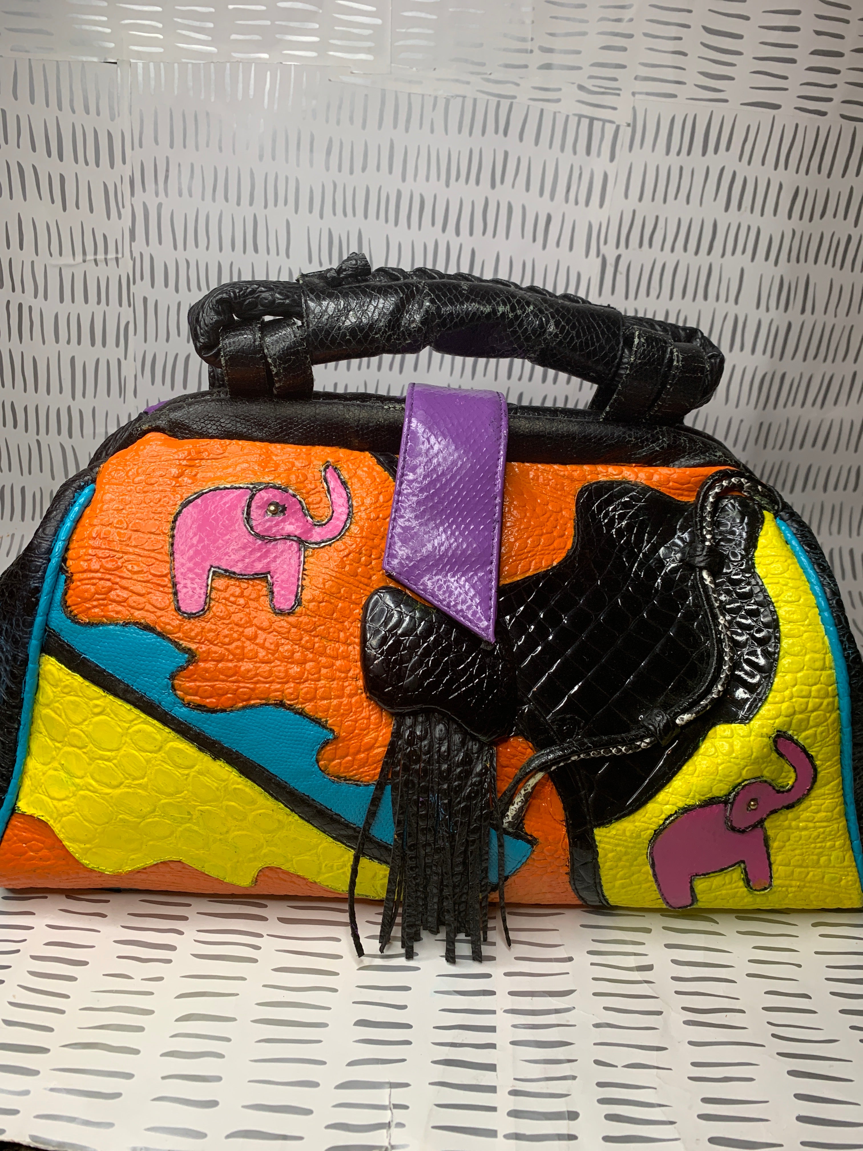 Vintage elephant bag