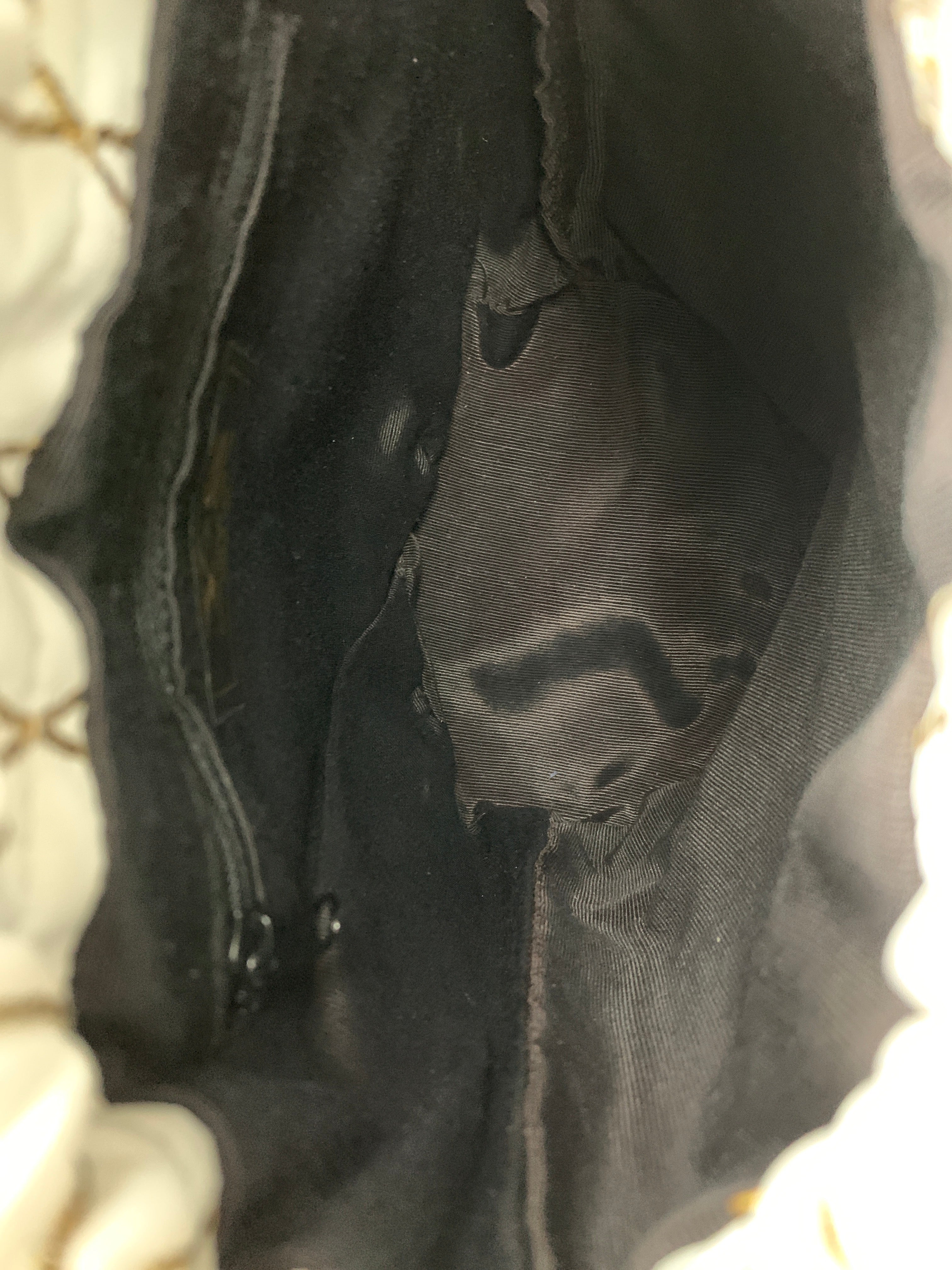 Vintage studded bucket bag