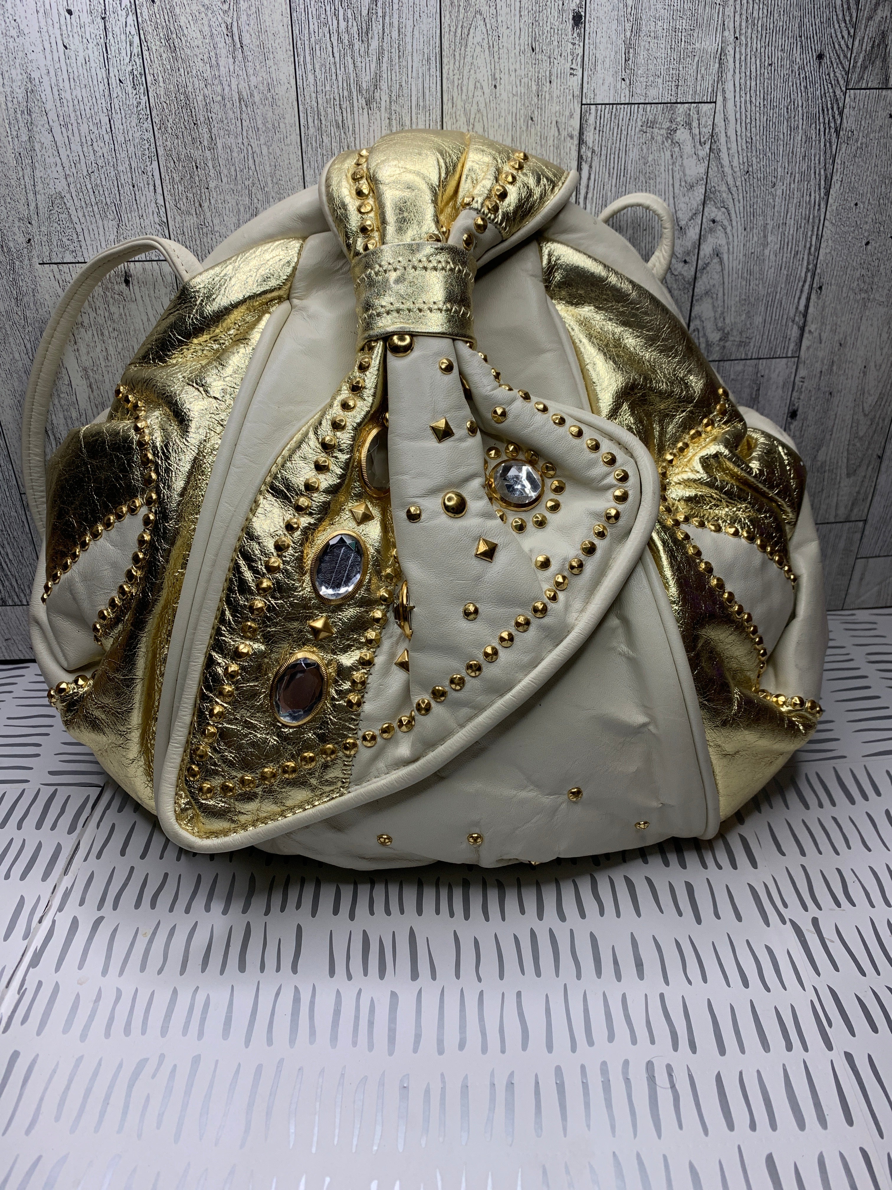 Vintage Pinky Genuine Leather Gem bag