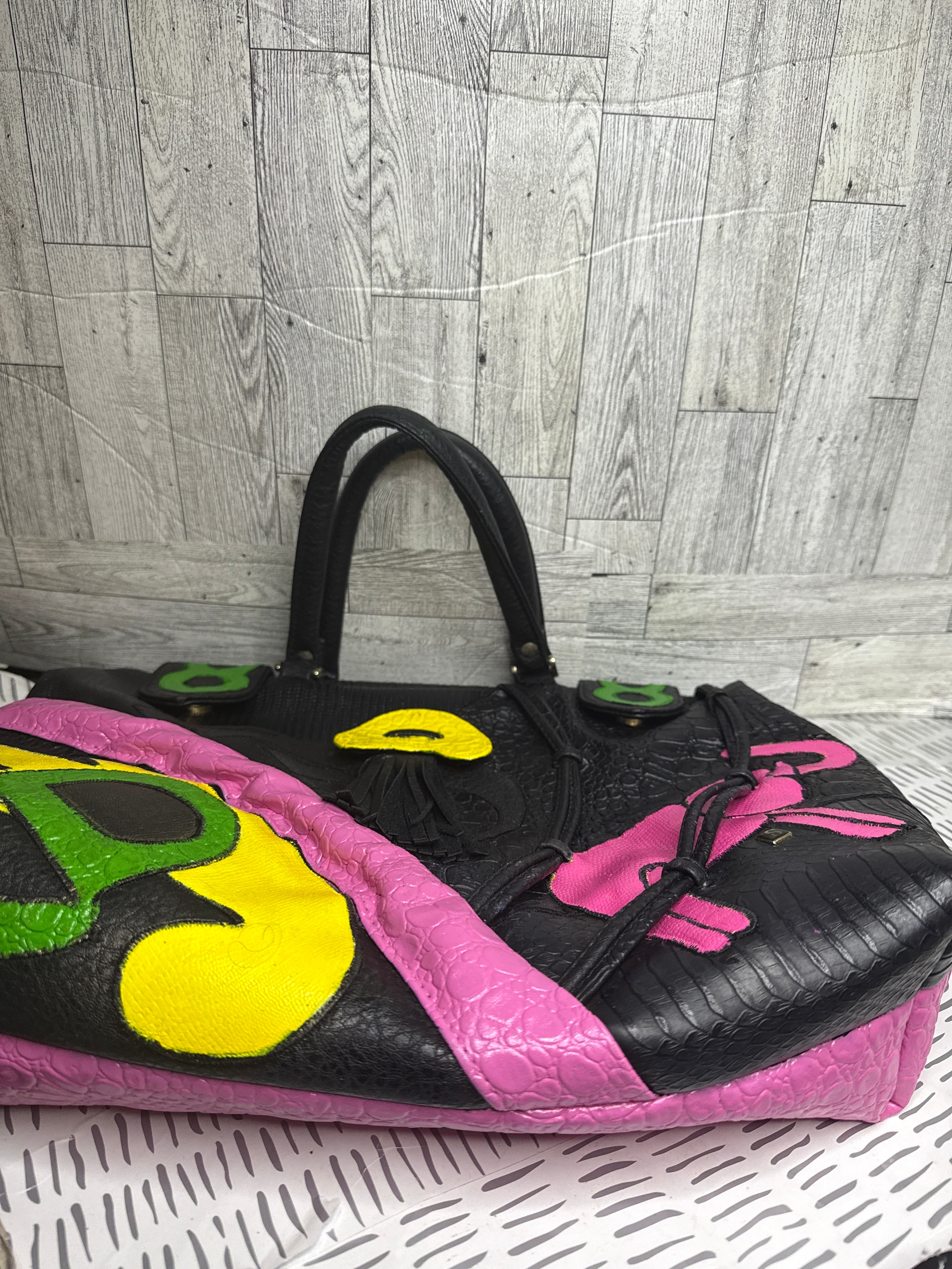 Vintage elephant tassel bag