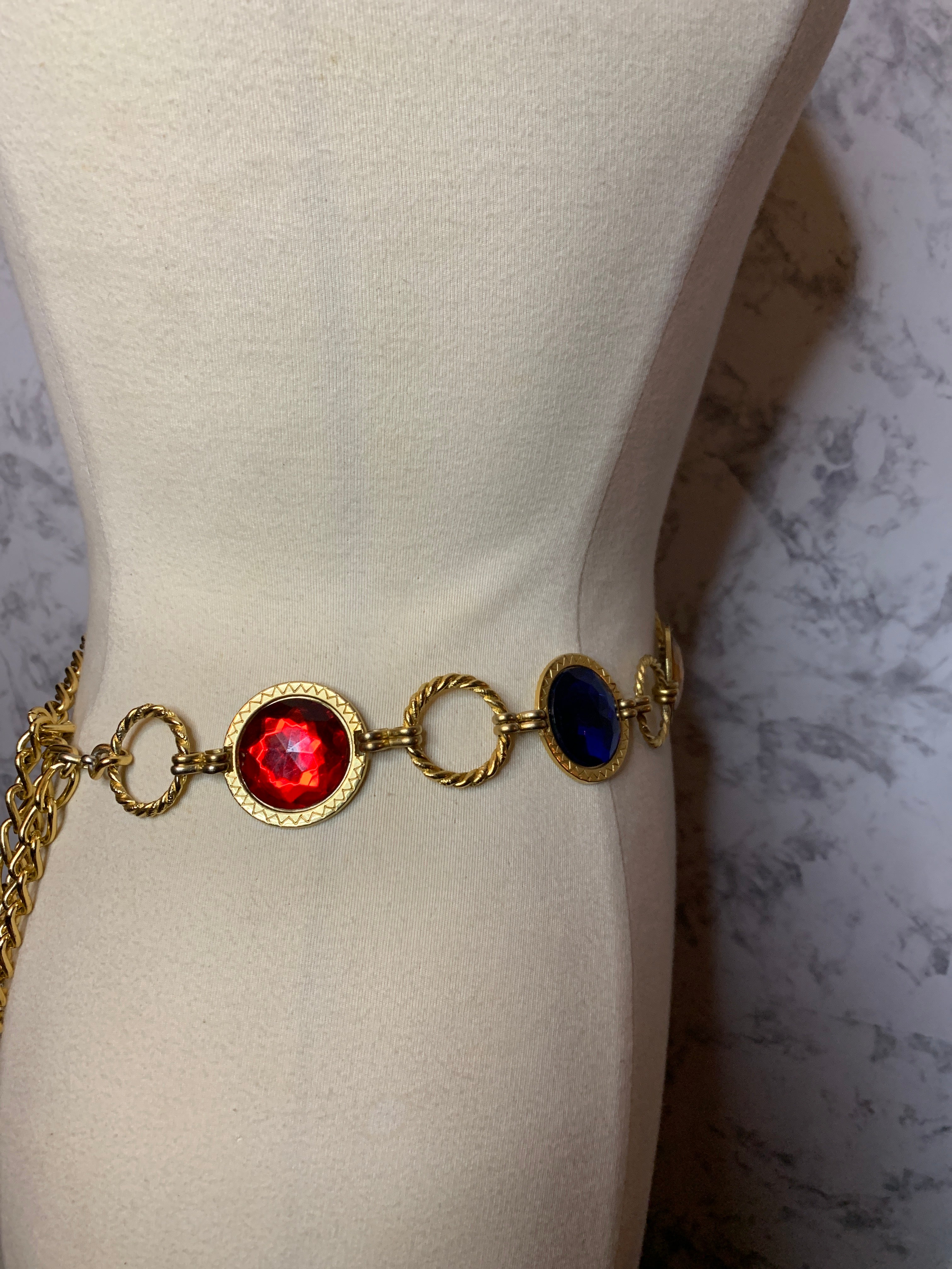 Vintage Gem stone Belt