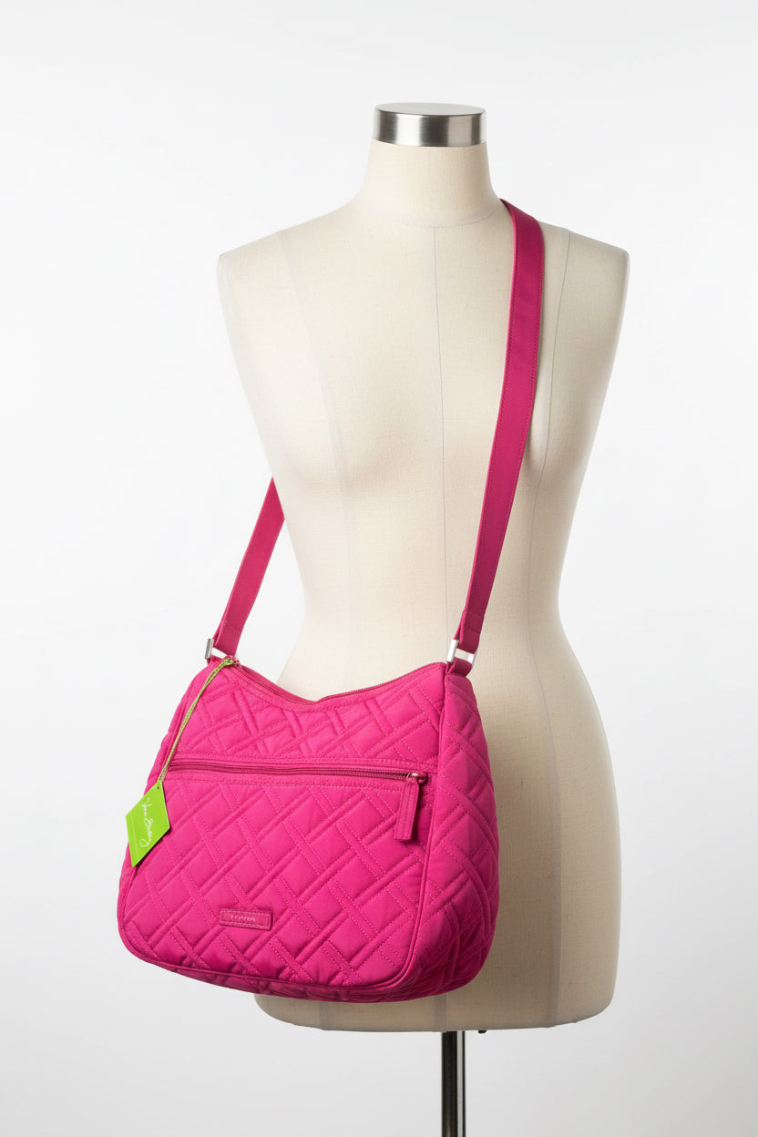 NWT Vera Bradley pink quilted bag