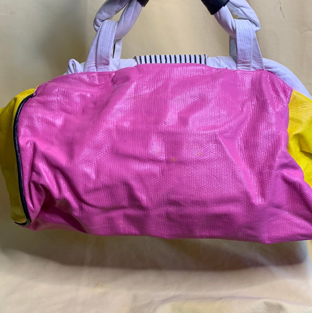 Vintage elephant patchwork bag