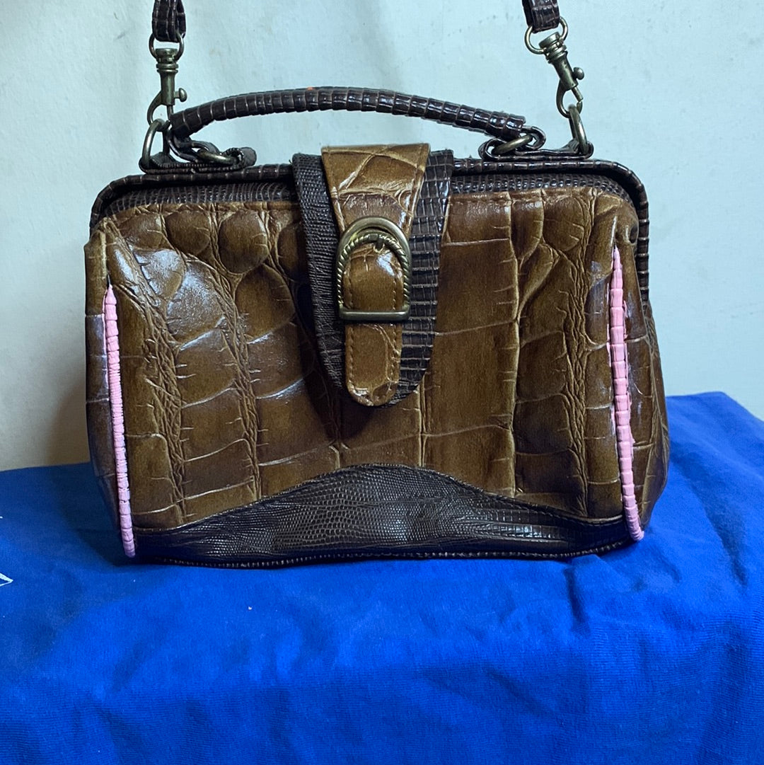 Brown hues crossbody bag