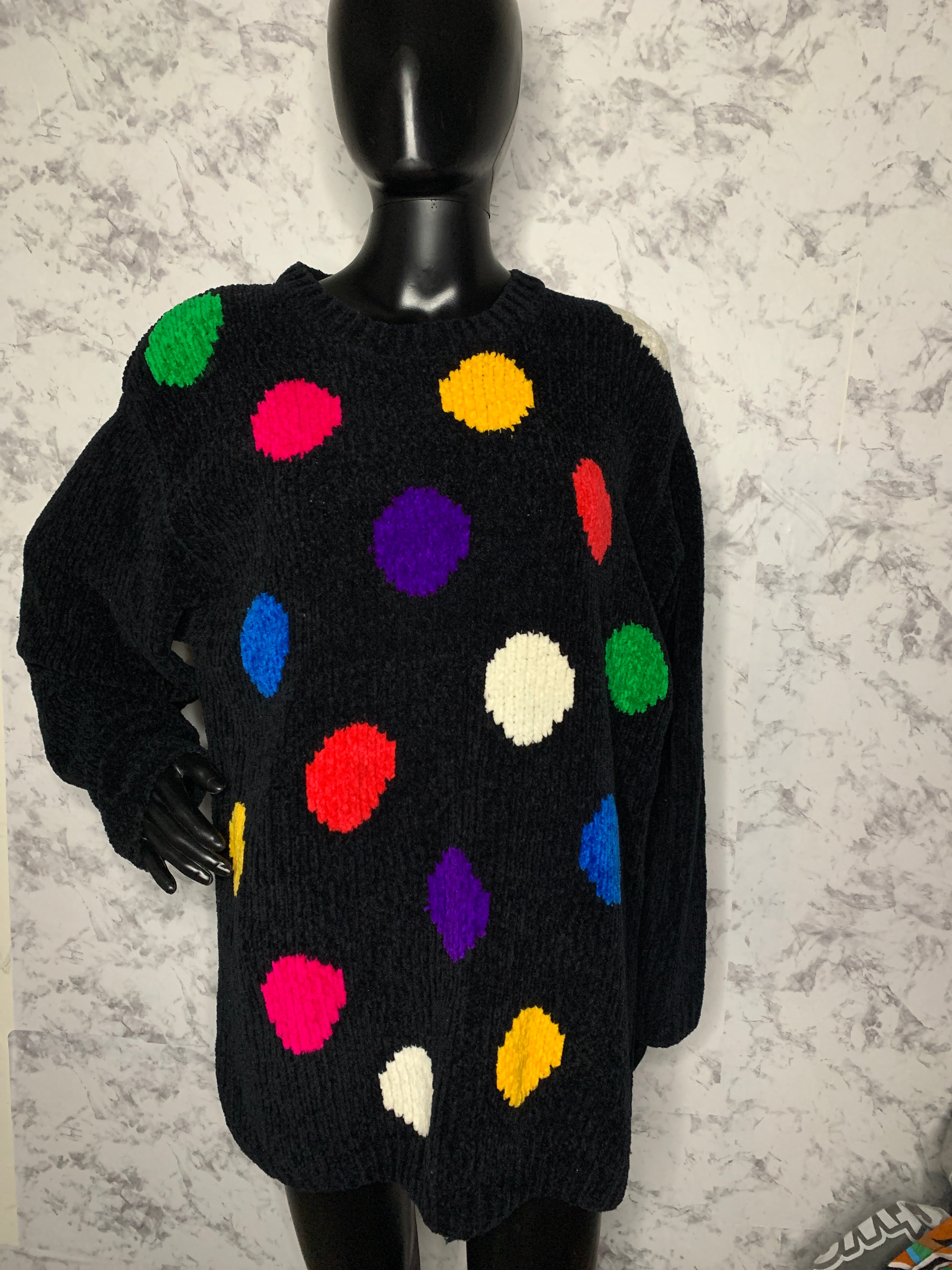 Vintage Polka Dot Sweater