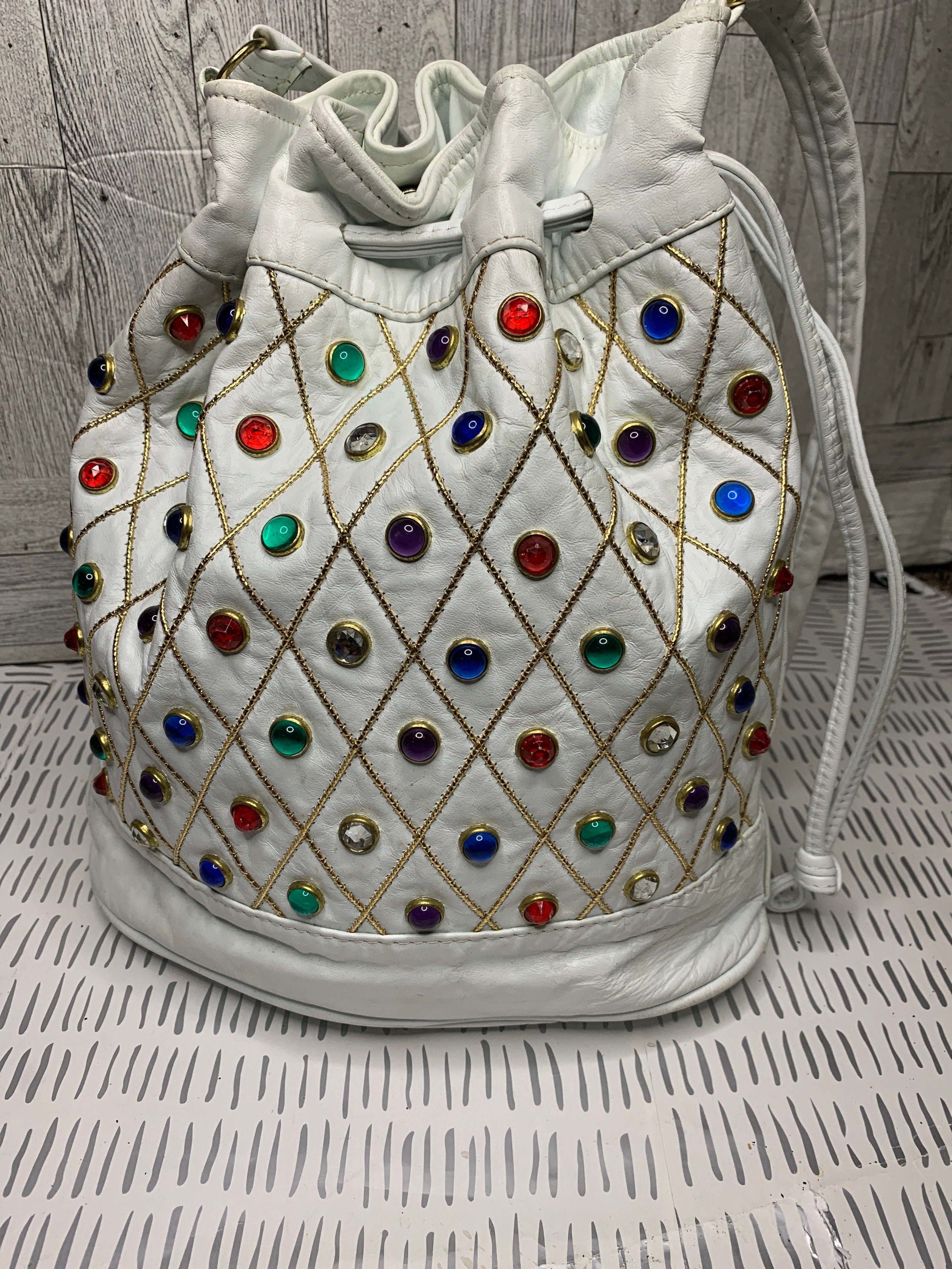 Vintage Gem bucket bag