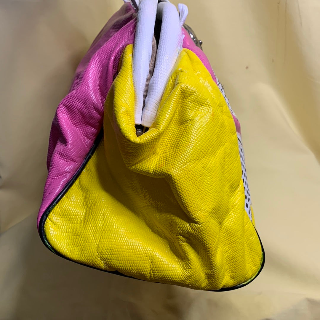 Vintage elephant patchwork bag