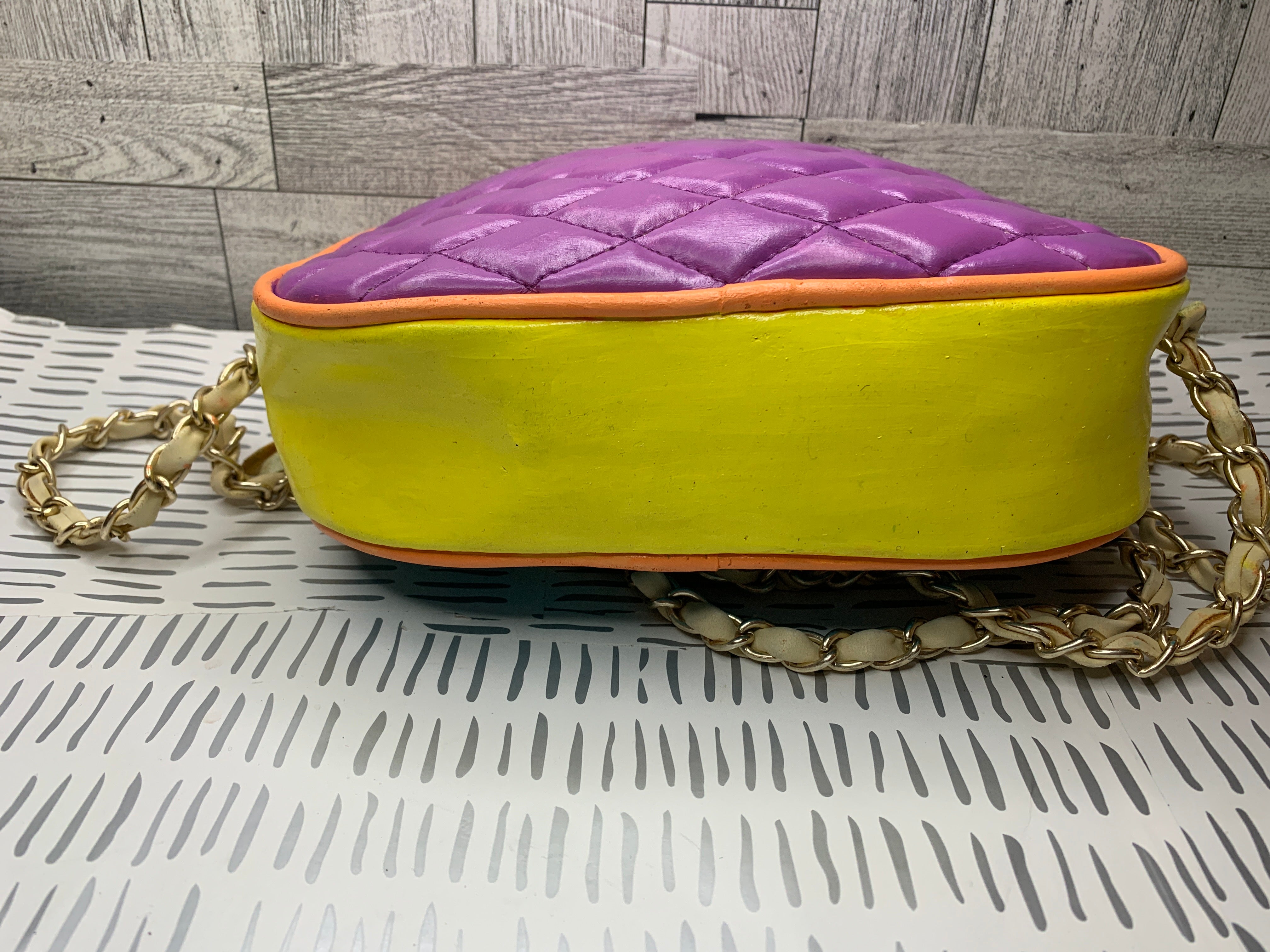 Colorful quilted bag