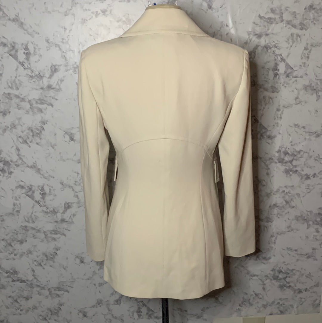 St John cream blazer