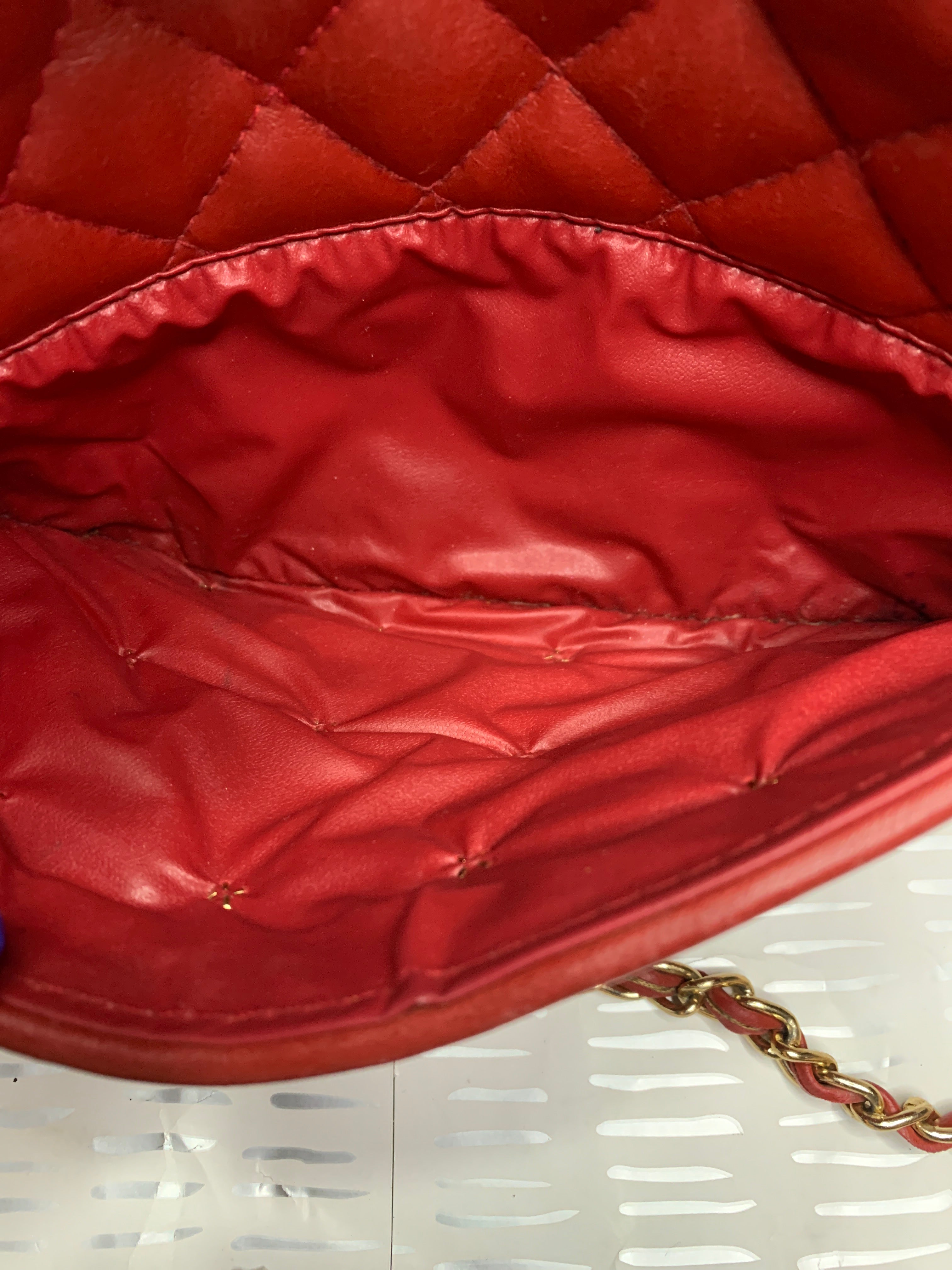 Studded quilted crossbody bag