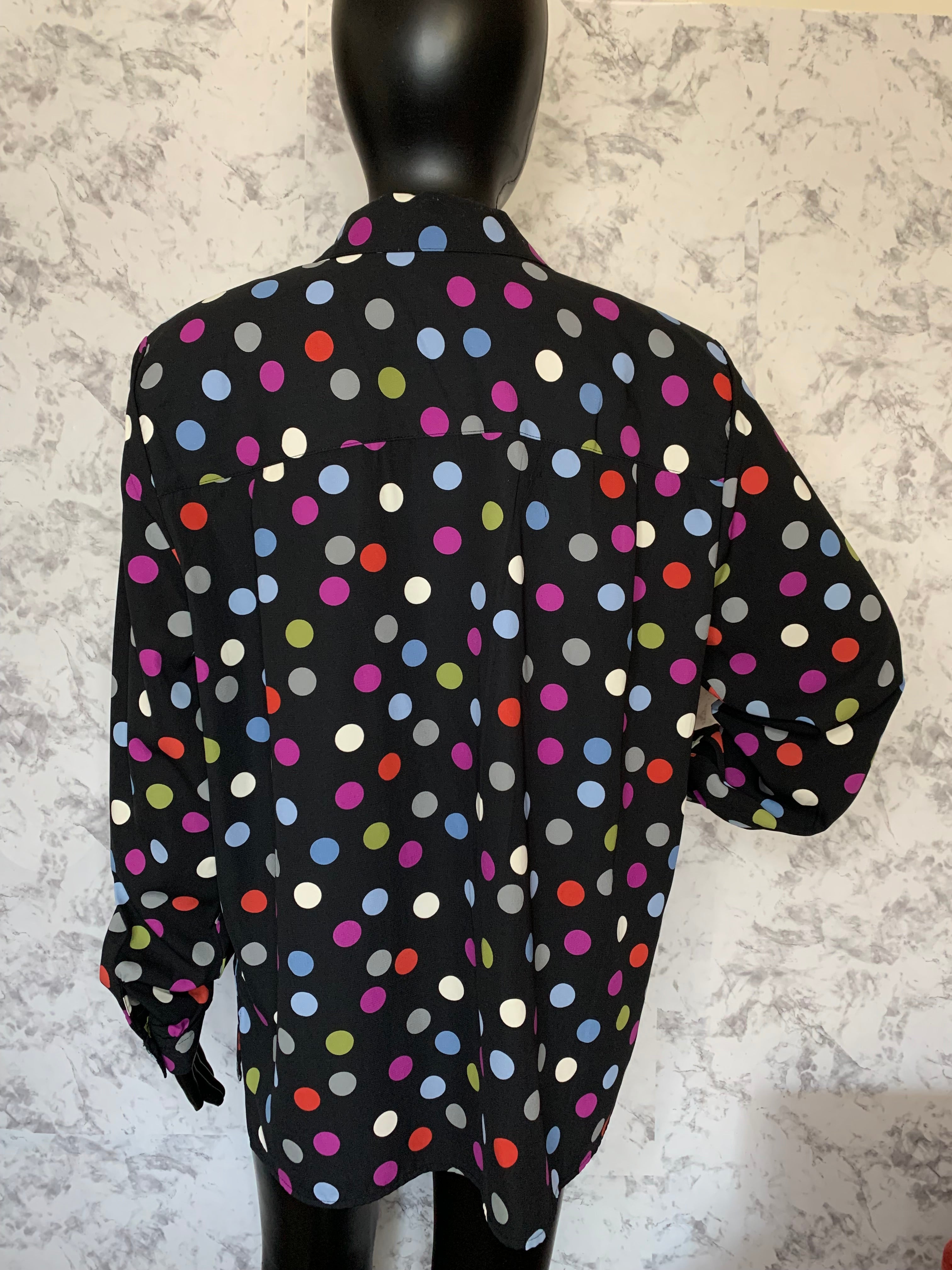 Vintage Alfred Dunner polka dot blouse
