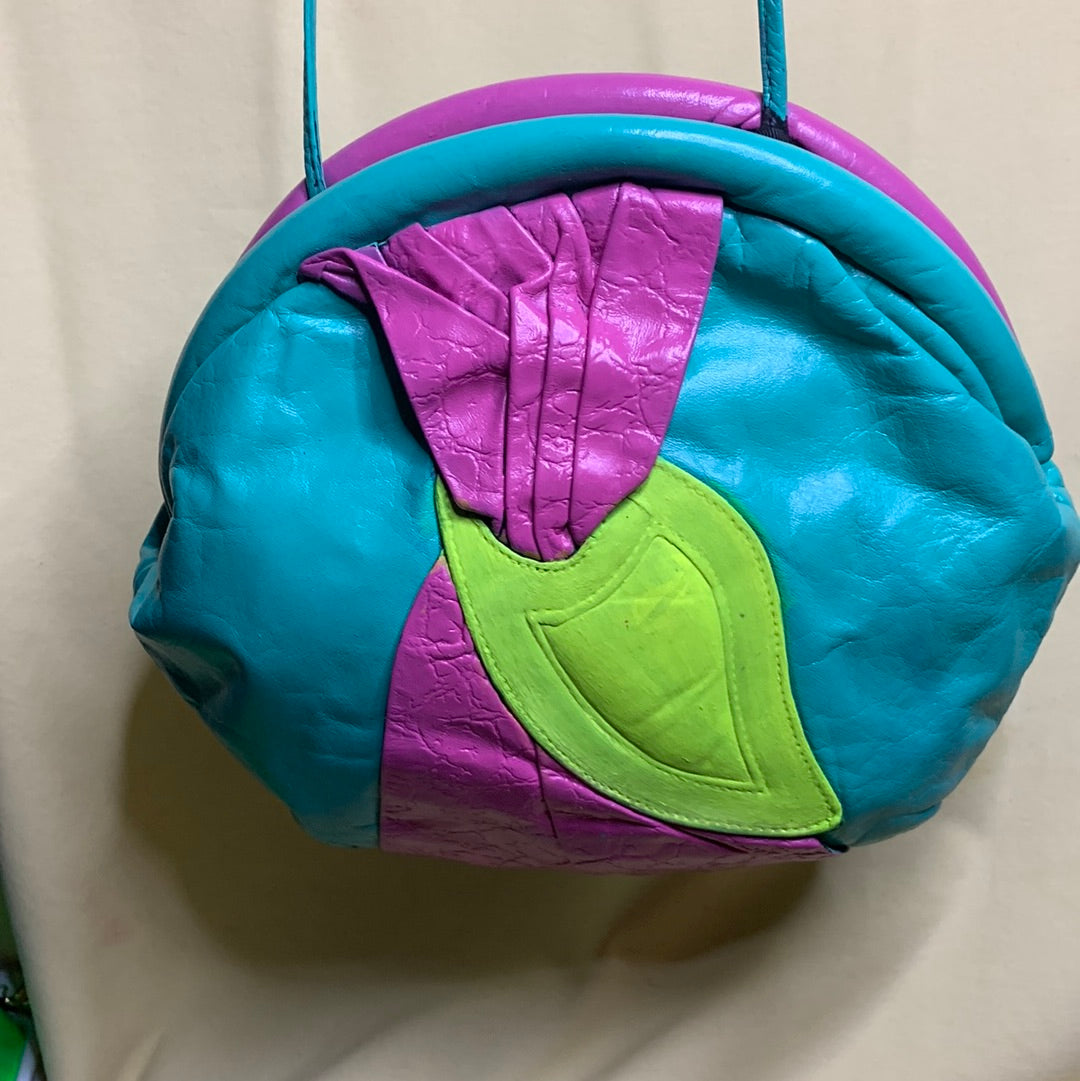 Vintage colorful crossbody bag