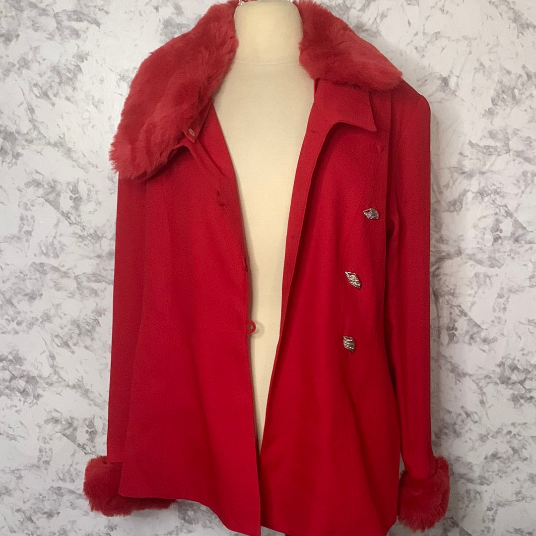 ST Anthony fur blazer