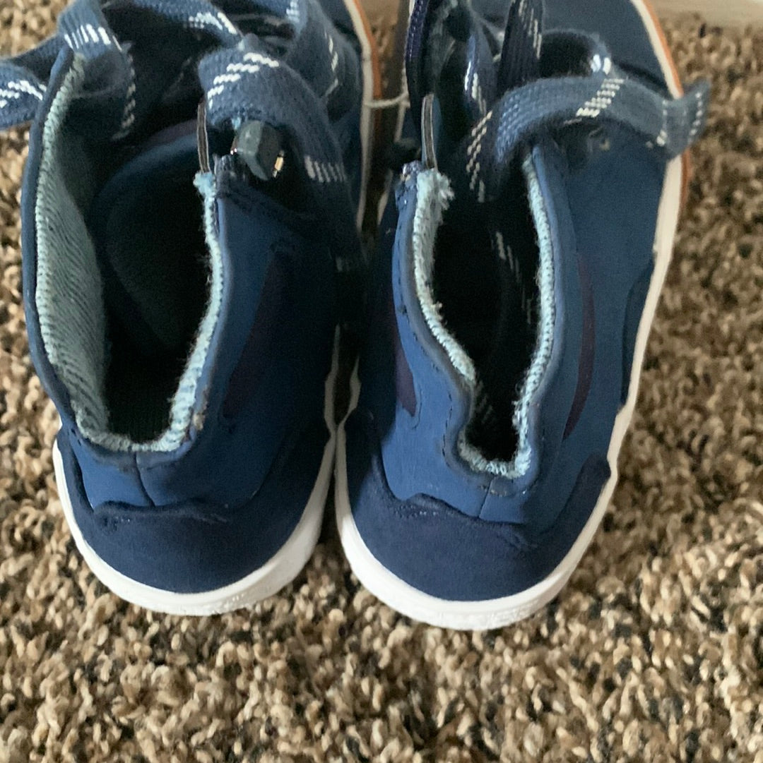 Zara boys blue suede sneaker