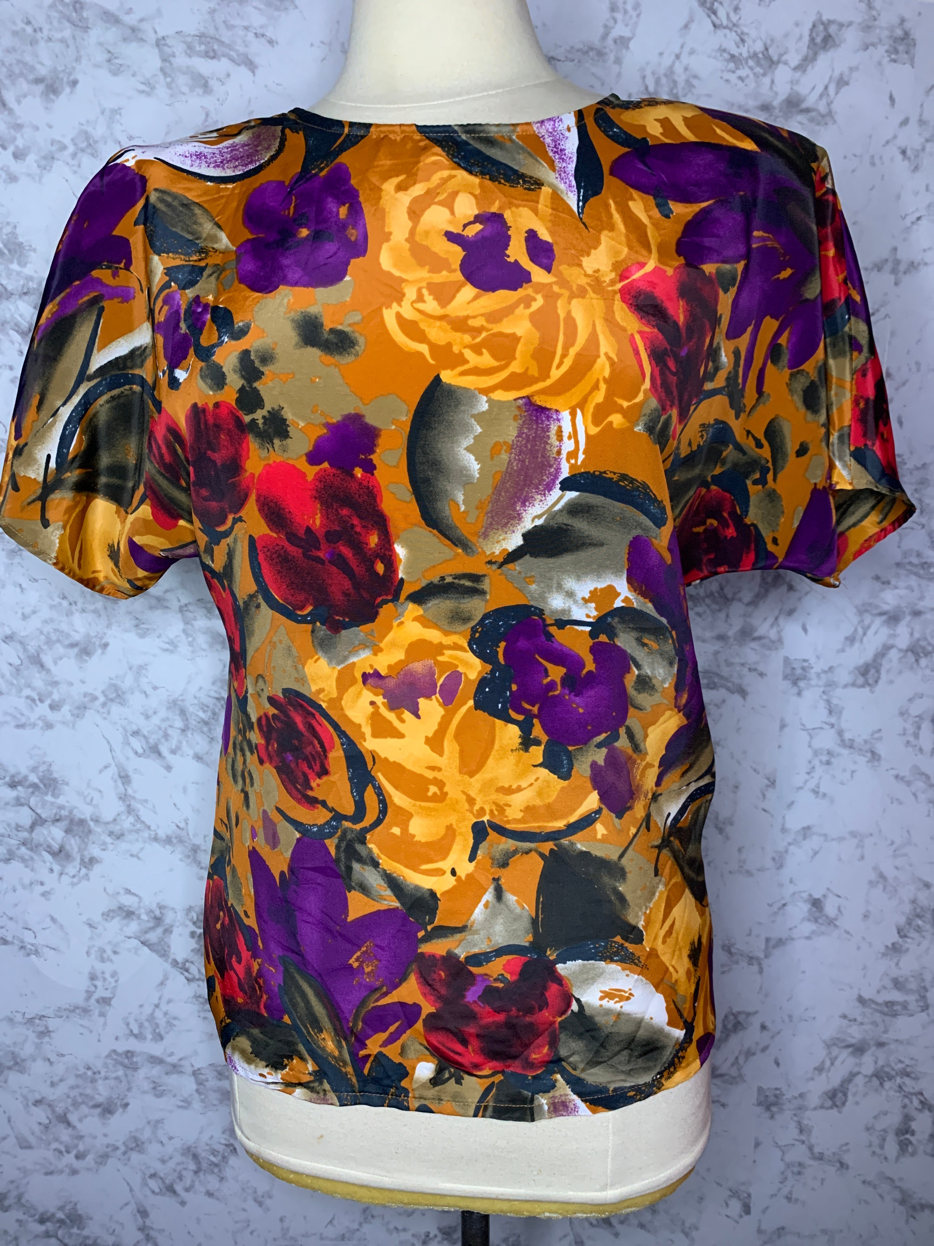 Vintage floral blouse