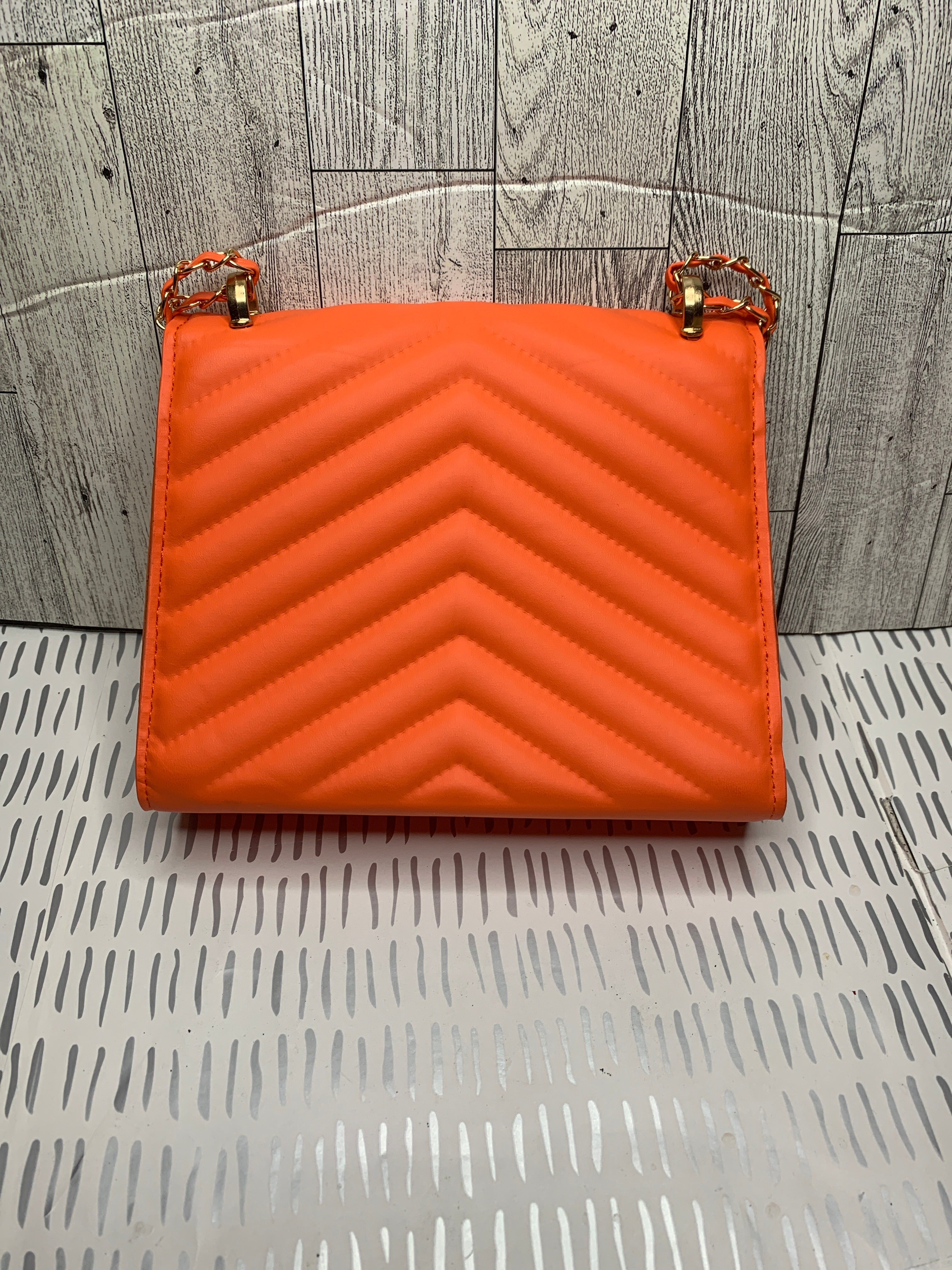 Orange crossbody bag