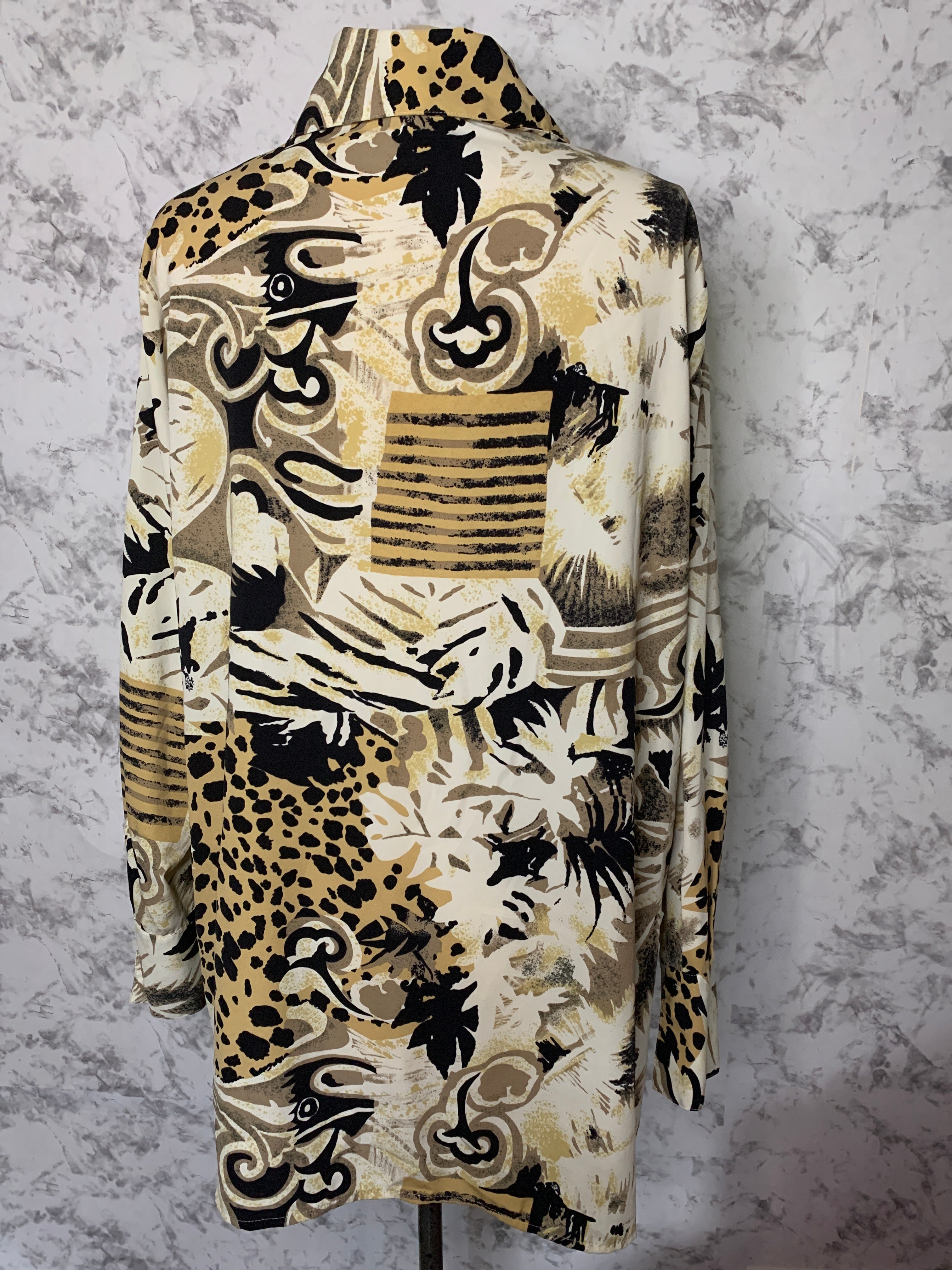 Vintage Leopard print blouse