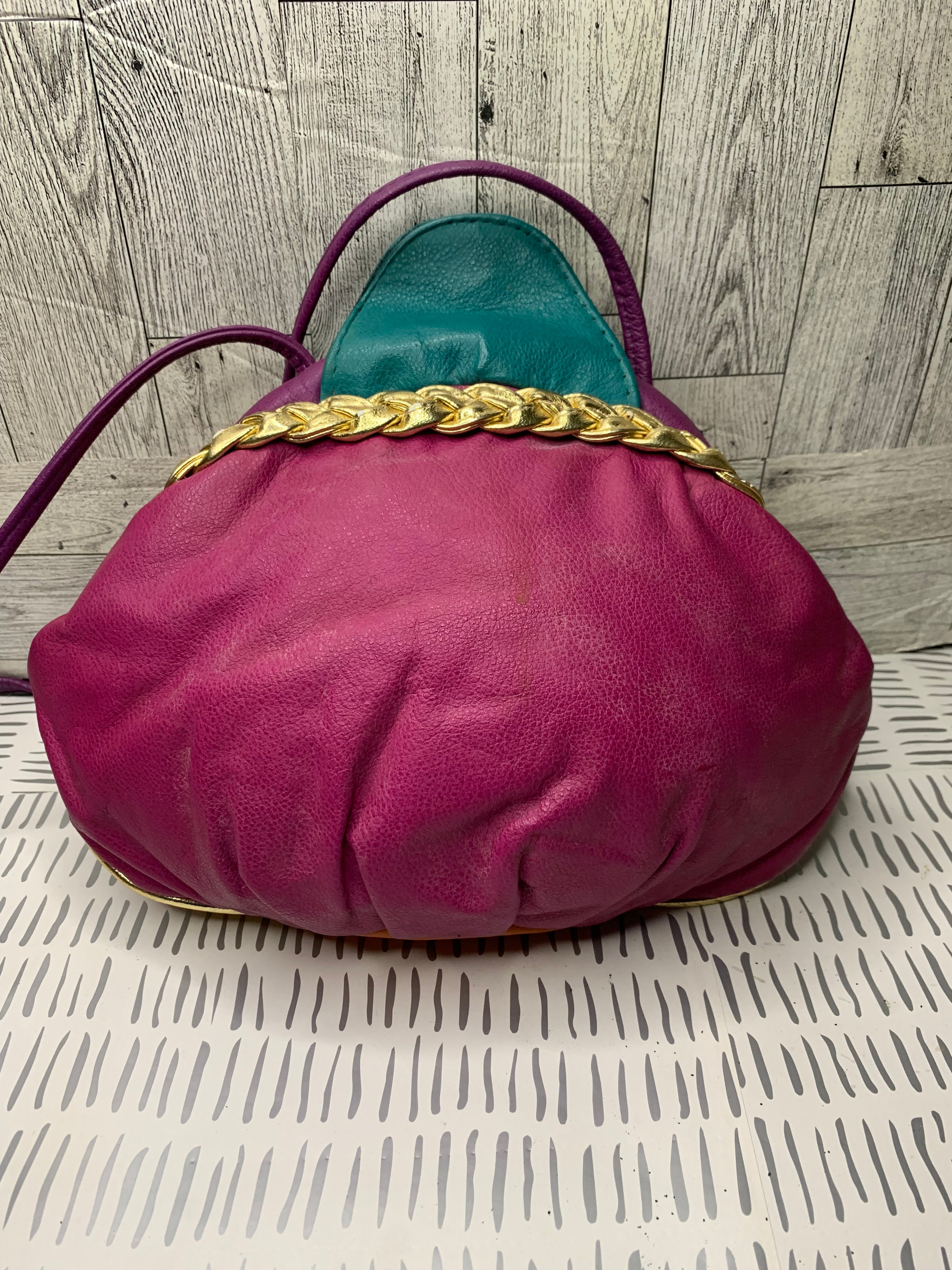 Vintage Gemstone multicolored clutch bag