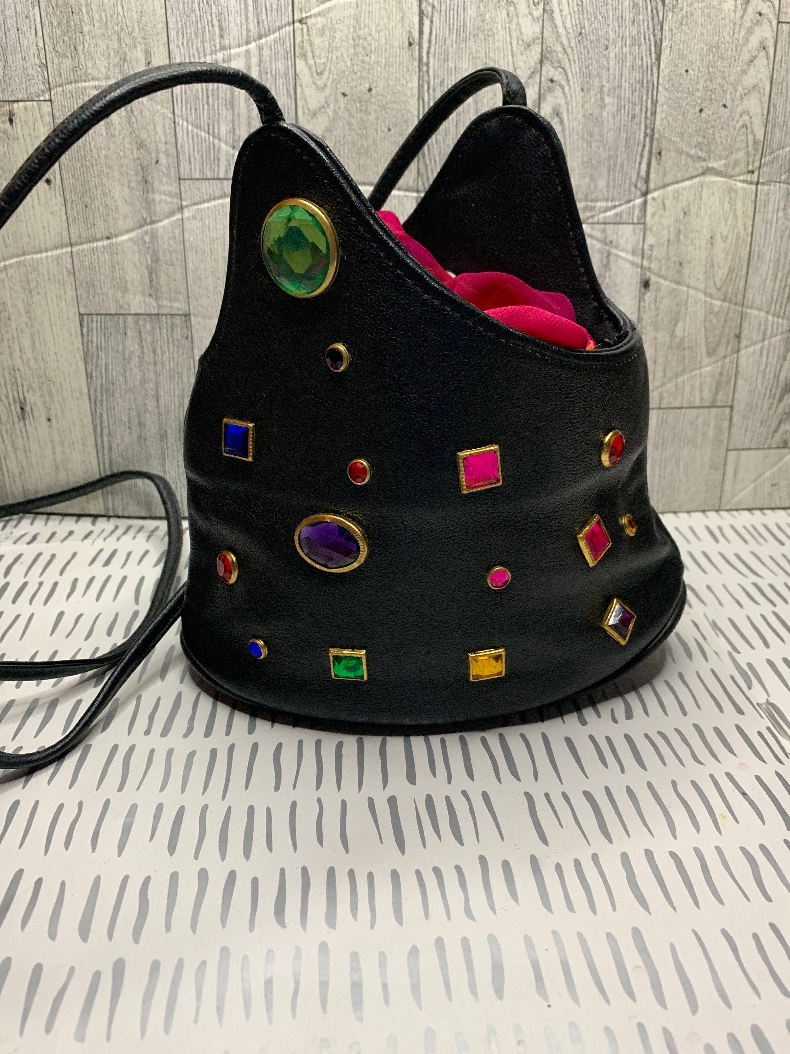 Gem bucket /crossbody bag
