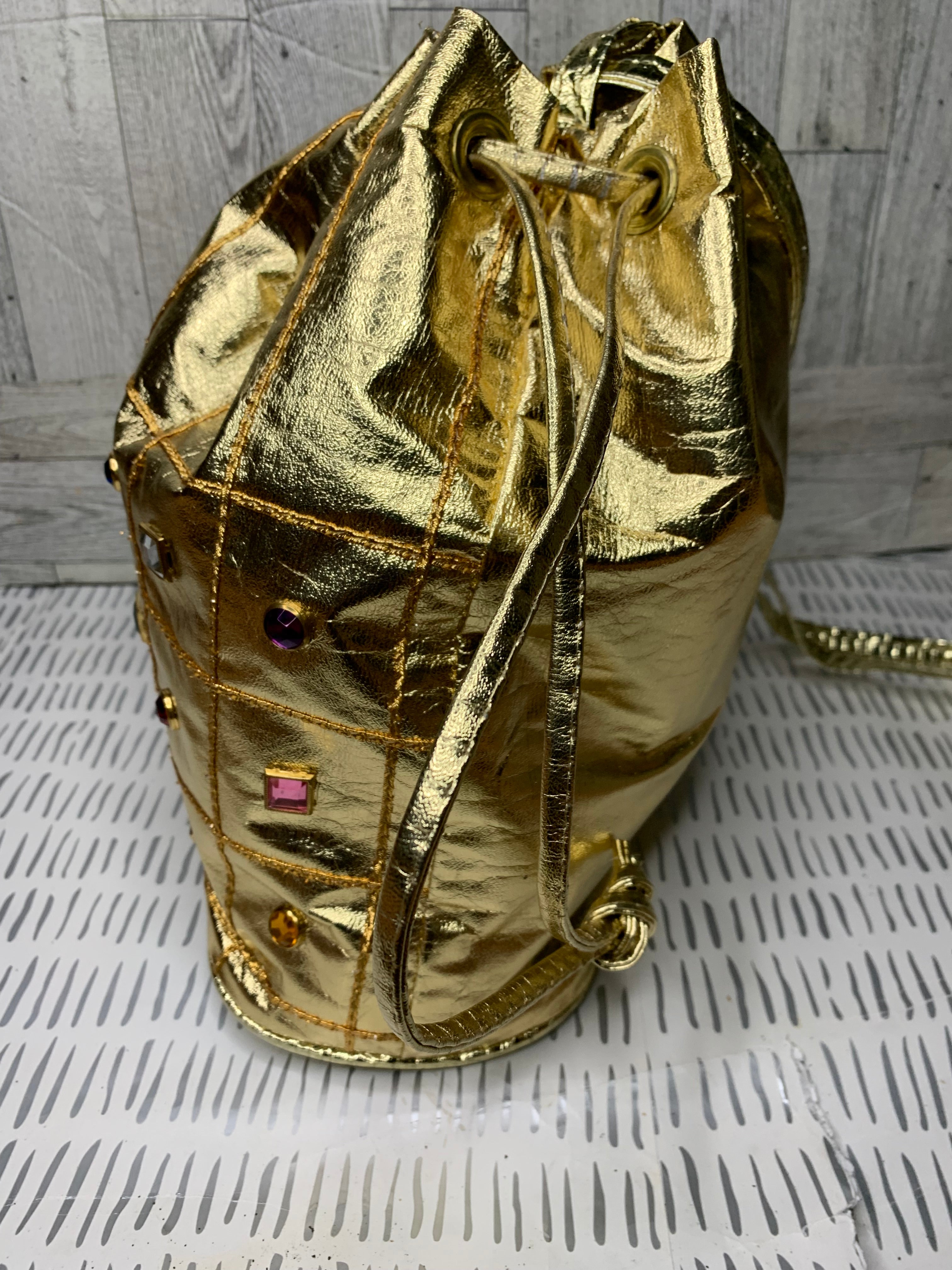 Vintage Bikal gem bucket bag