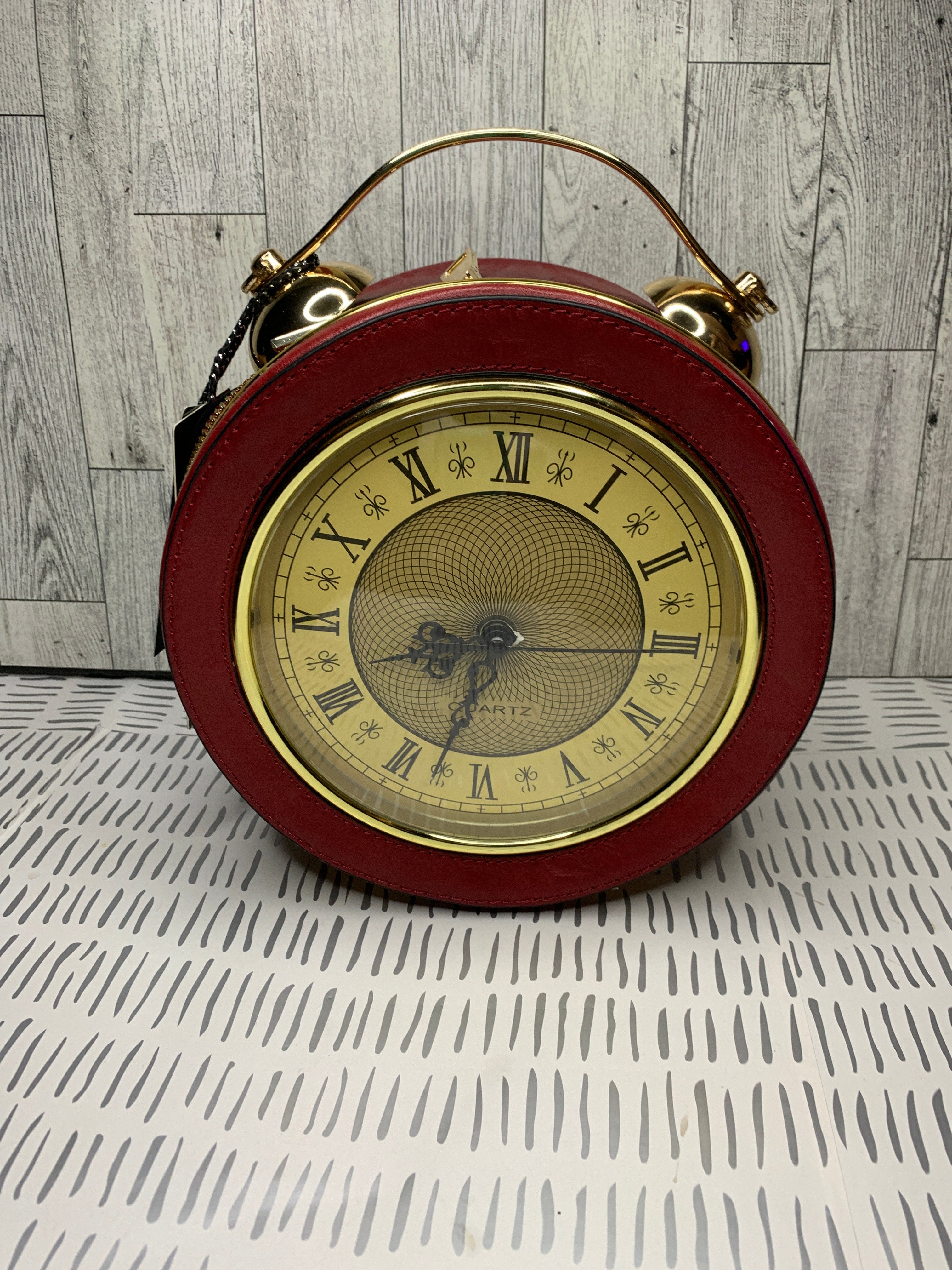 Clock top handle bag