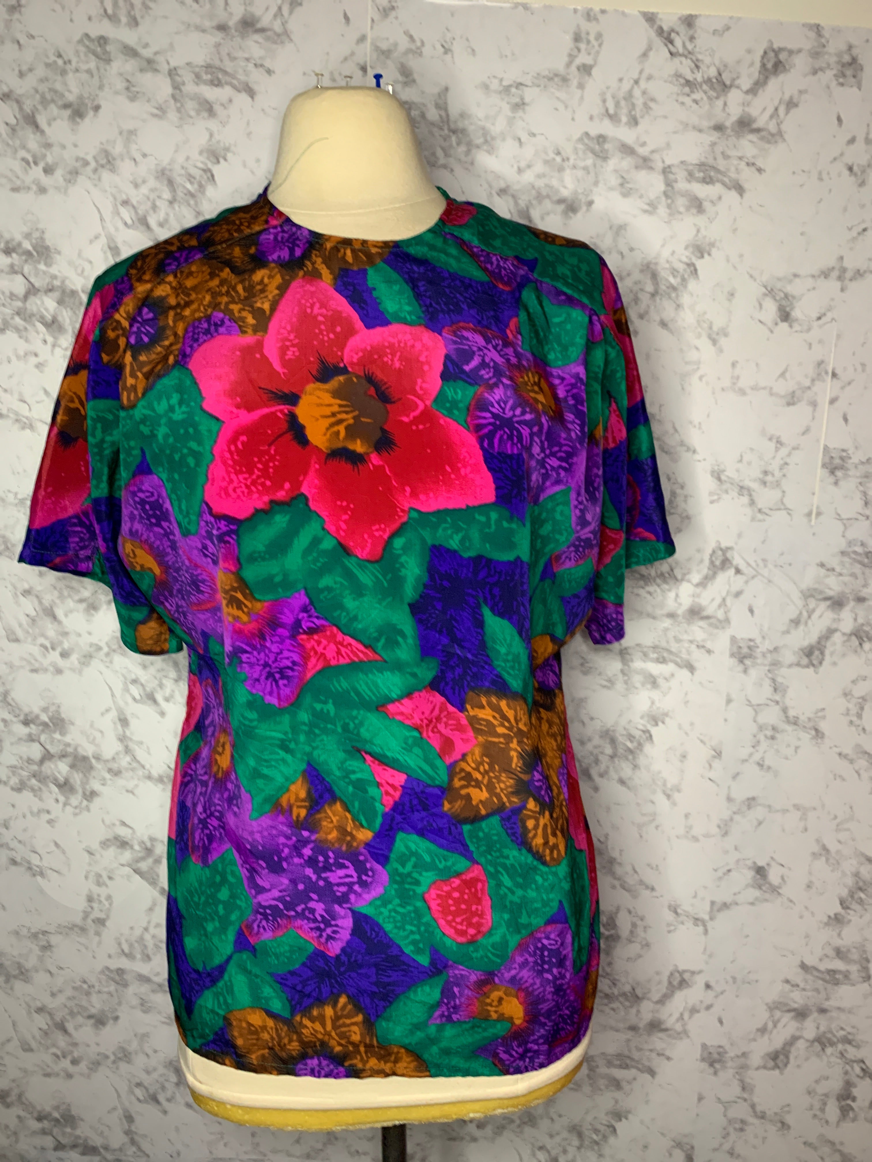 Vintage floral blouse