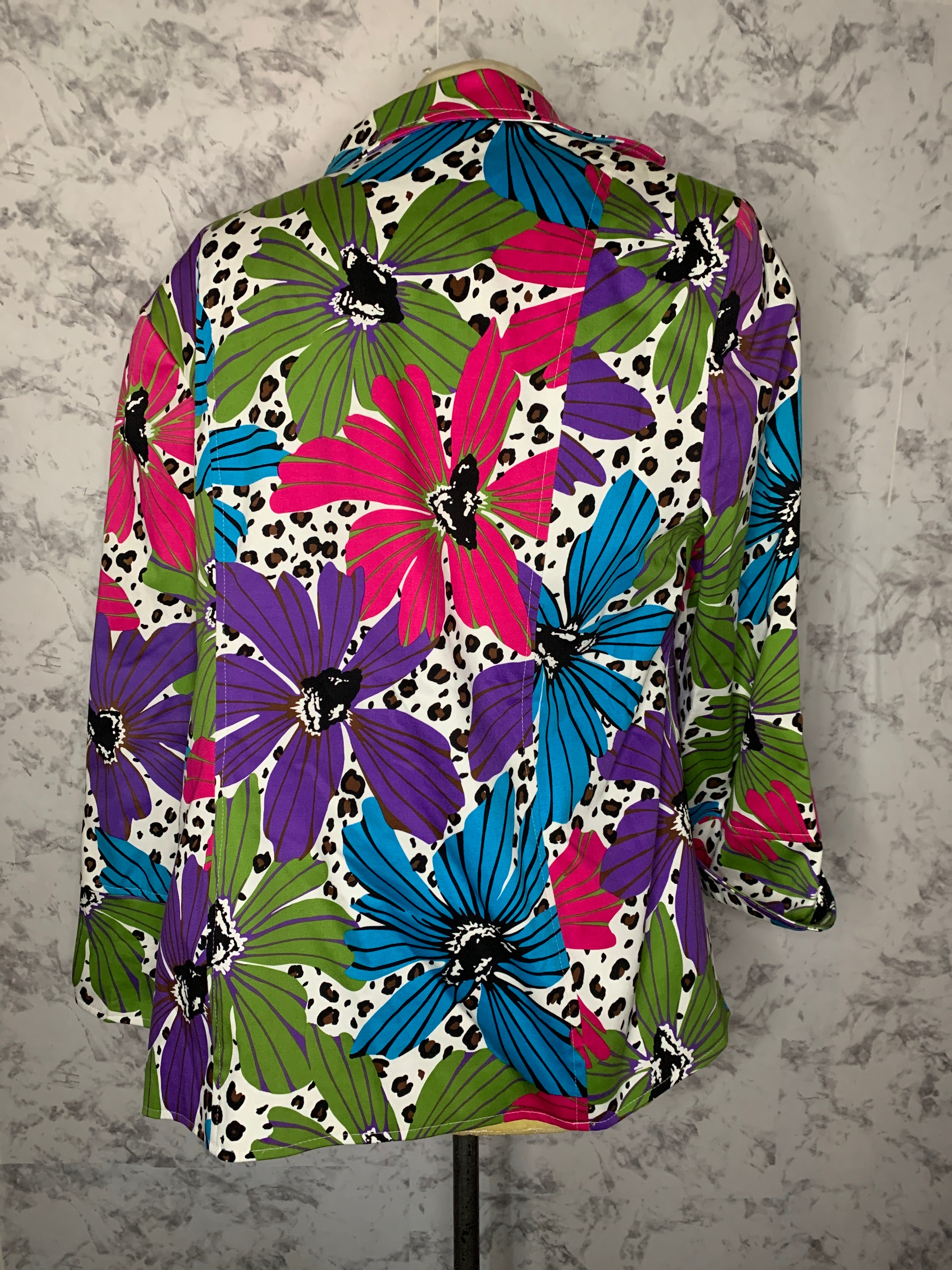 Harvé B mixed pattern blazers