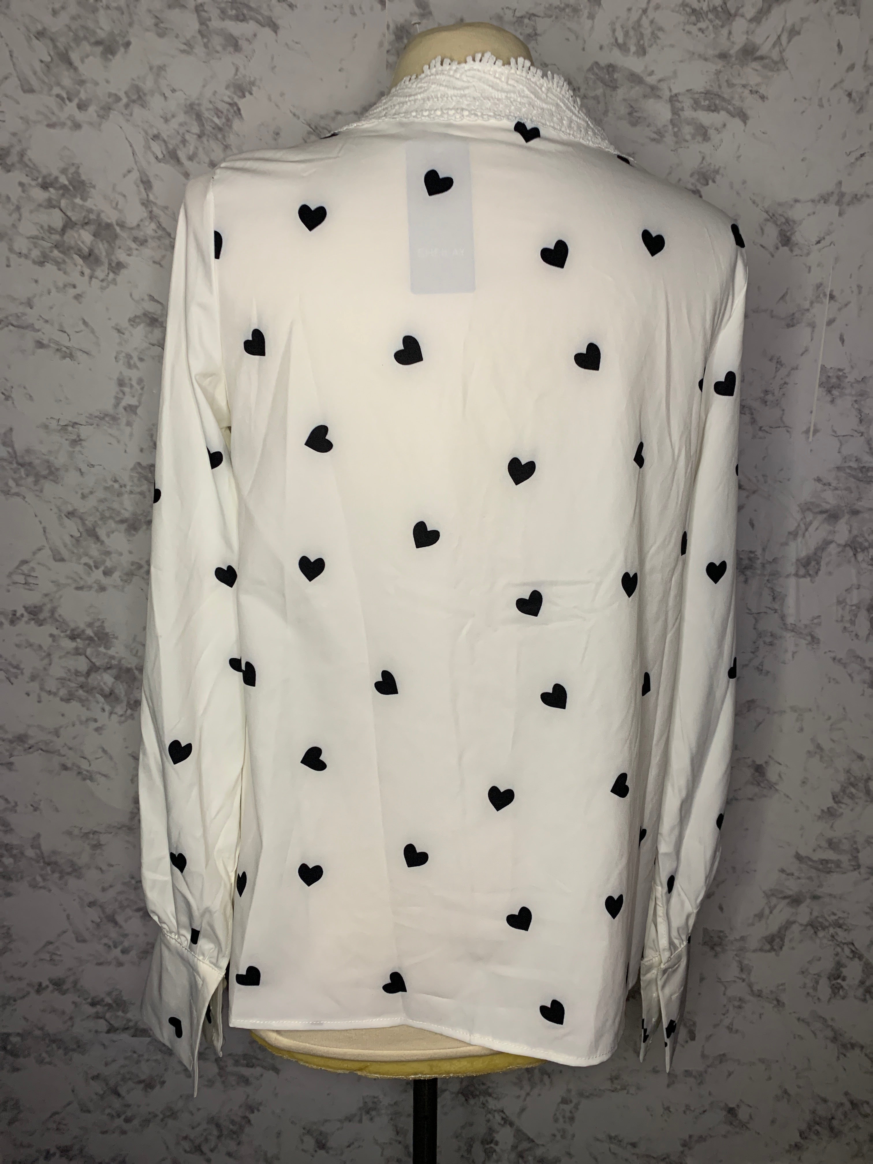 Mini hearts blouse