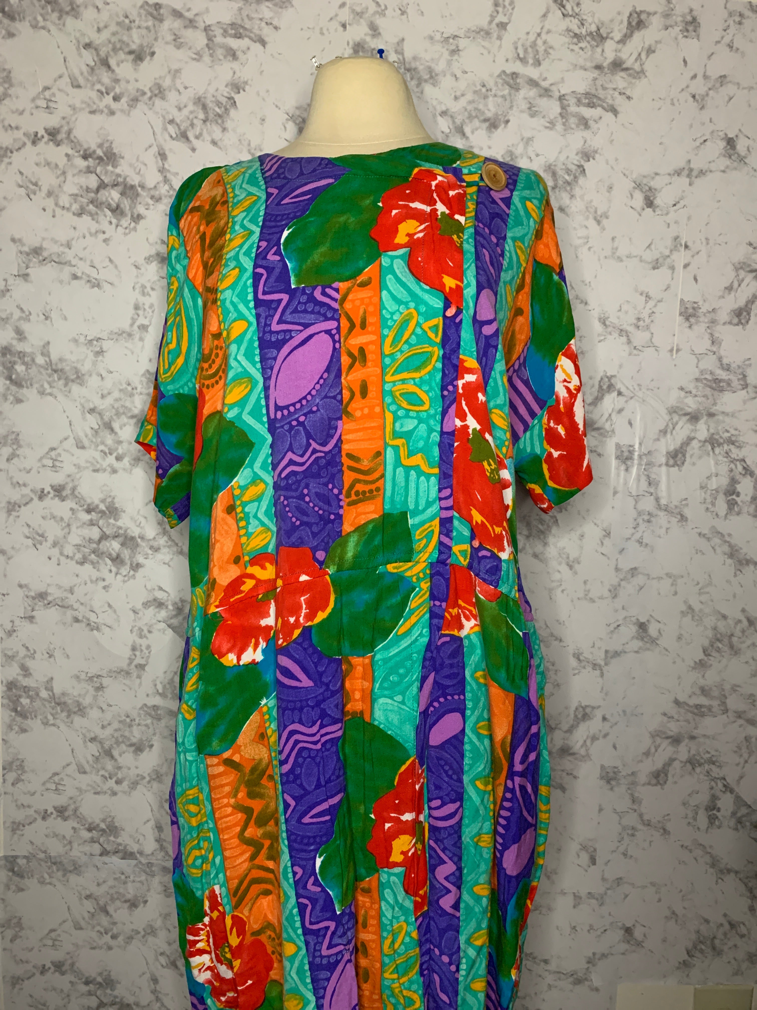 Vintage colorful dress