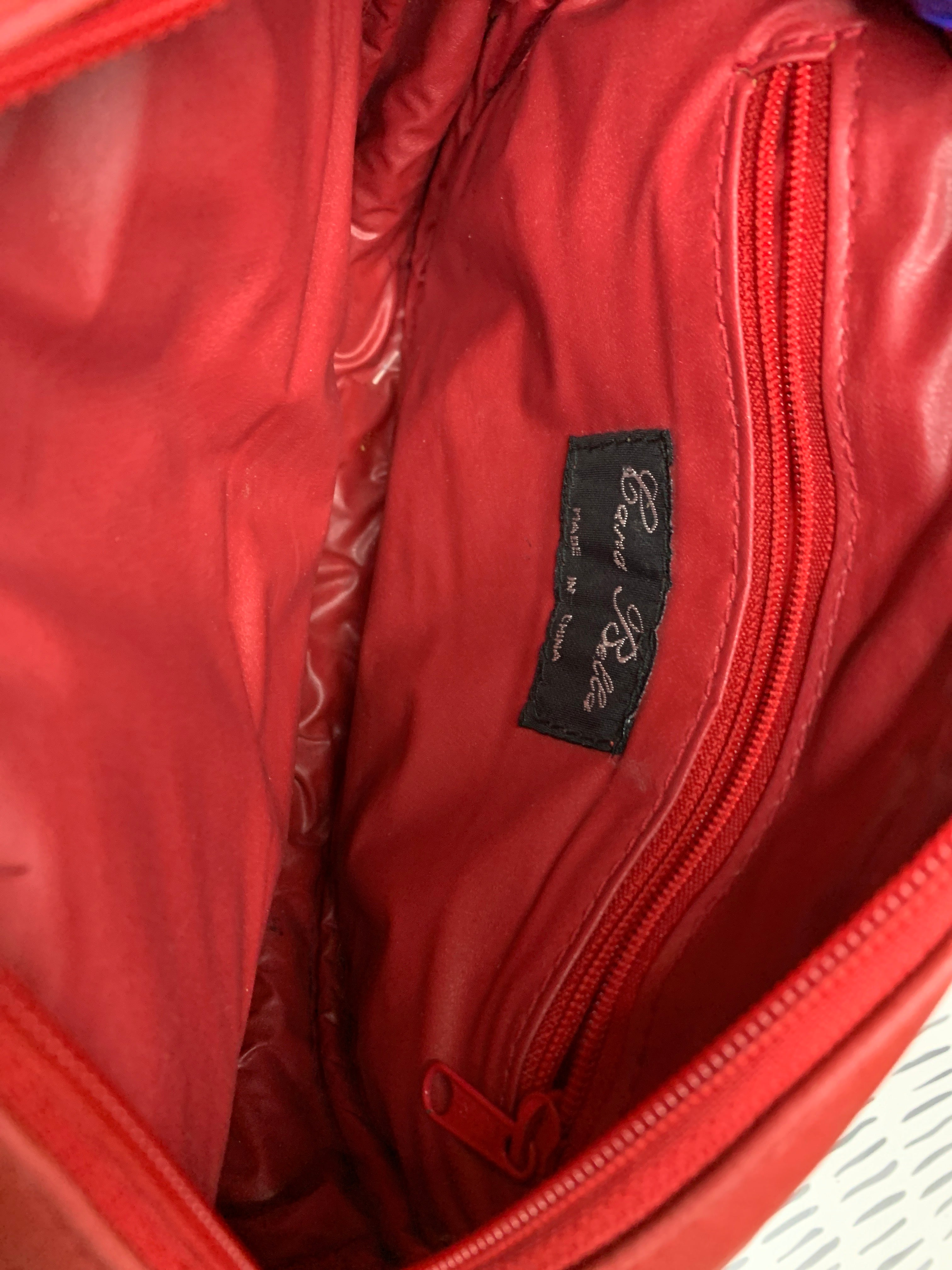 Studded quilted crossbody bag