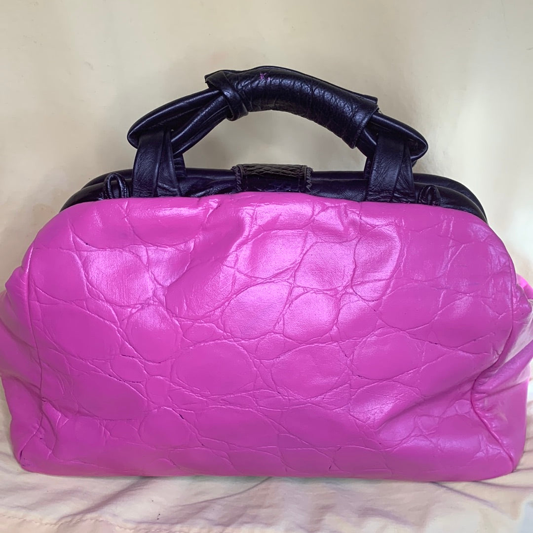 Vintage studded handbag