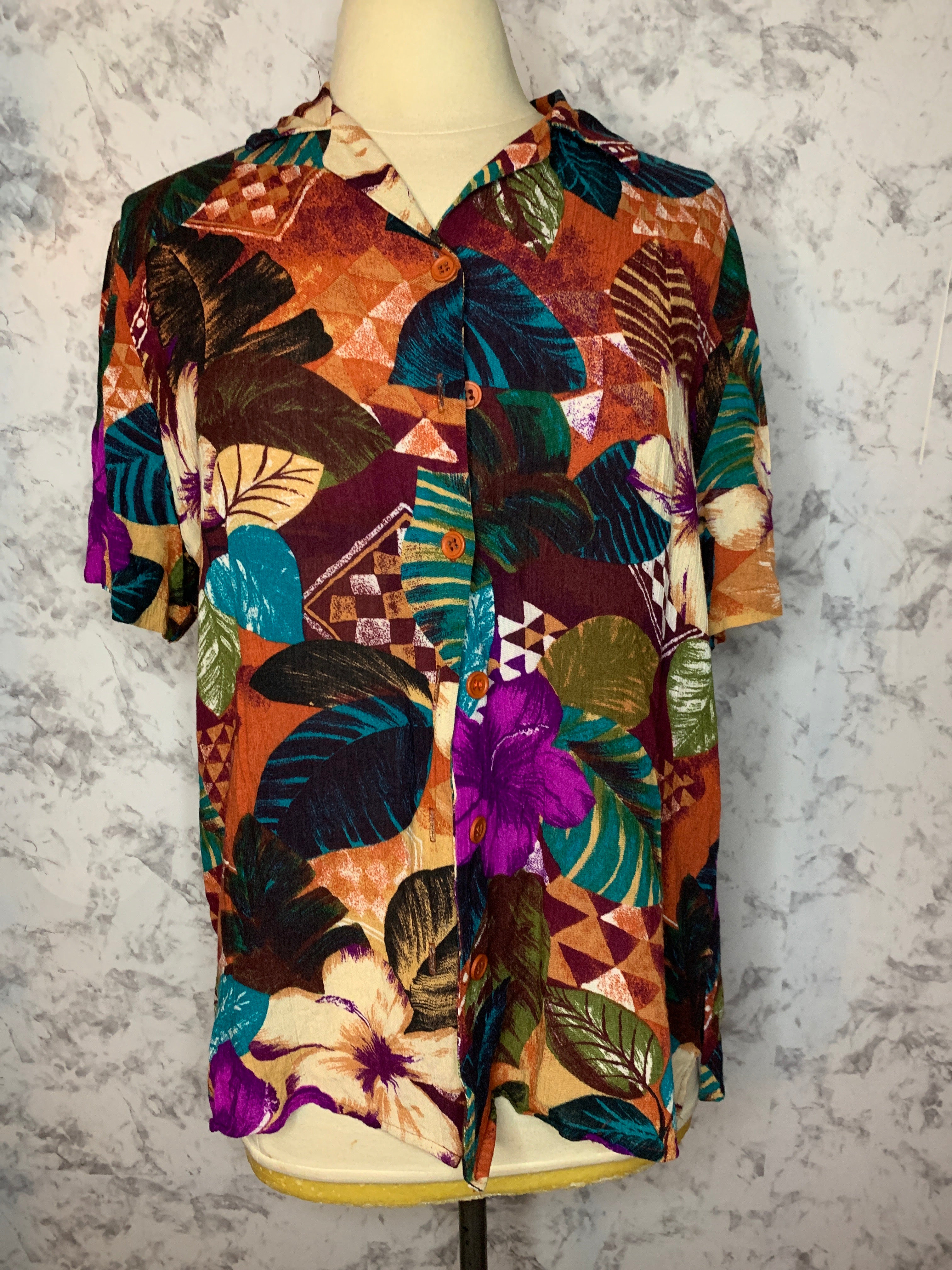 Vintage floral blouse