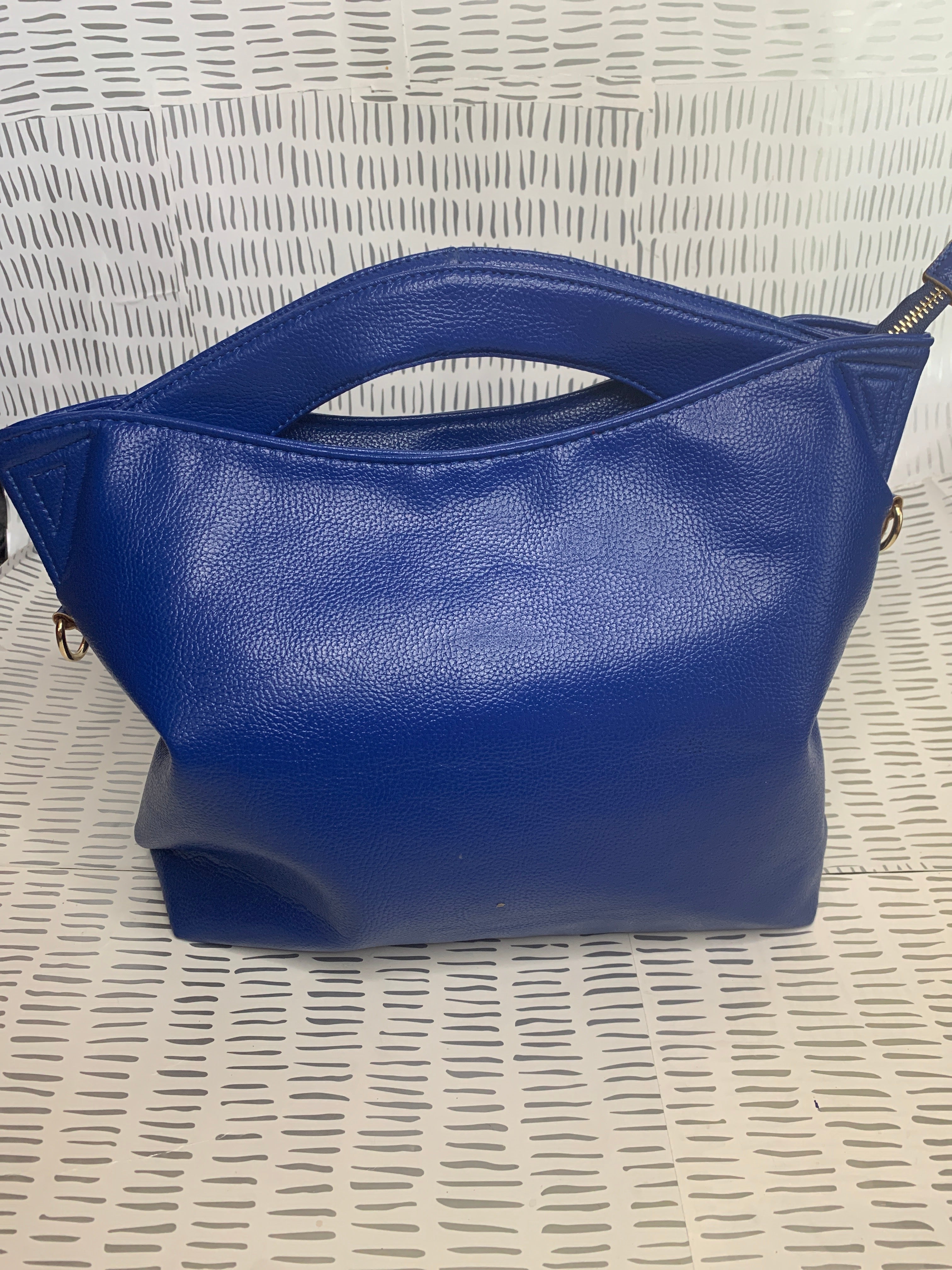 Large double top handle bag