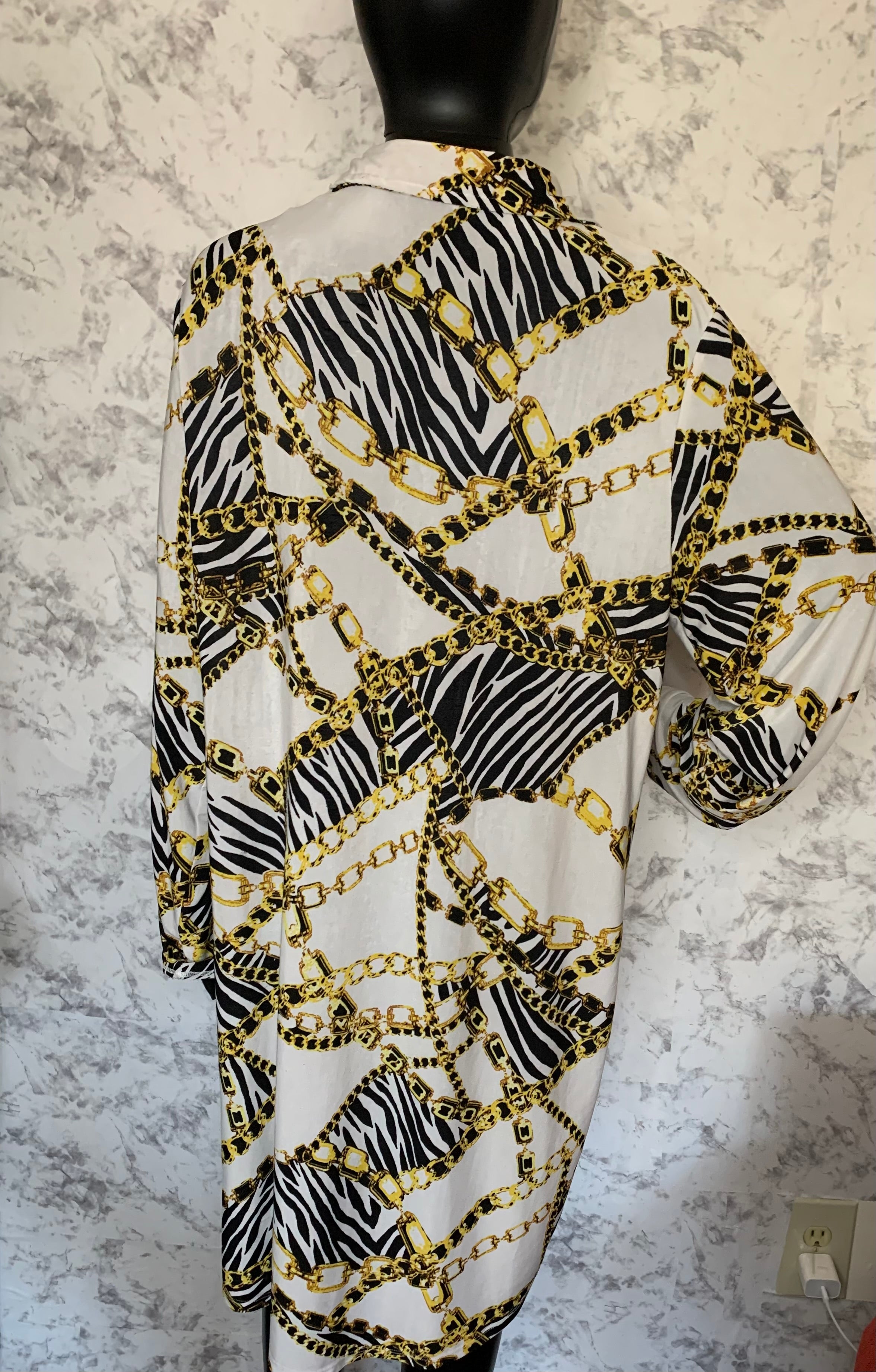 Jolie & Joy Versace inspired blouse