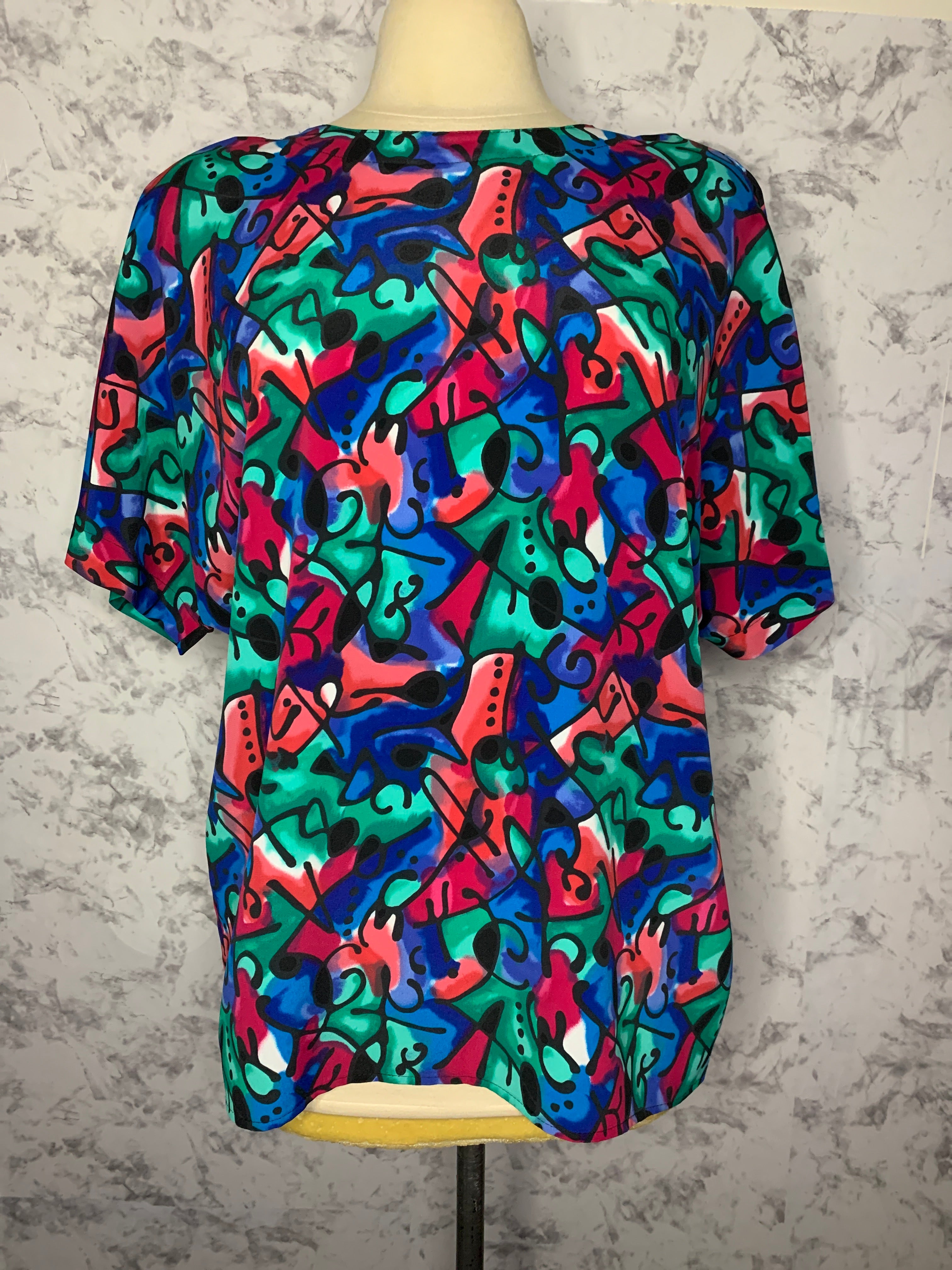 Vintage colorful blouse