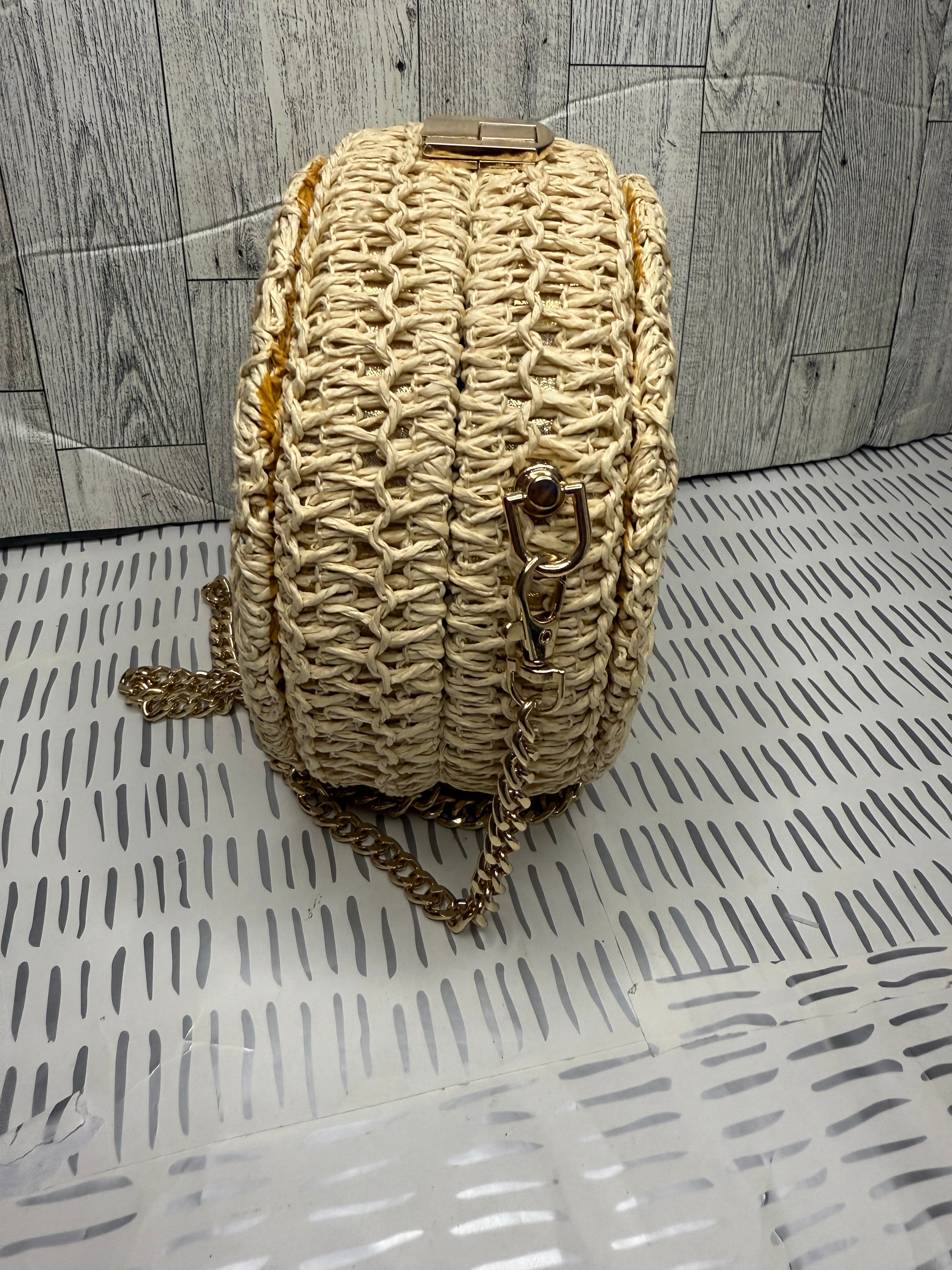 Woven crossbody bag