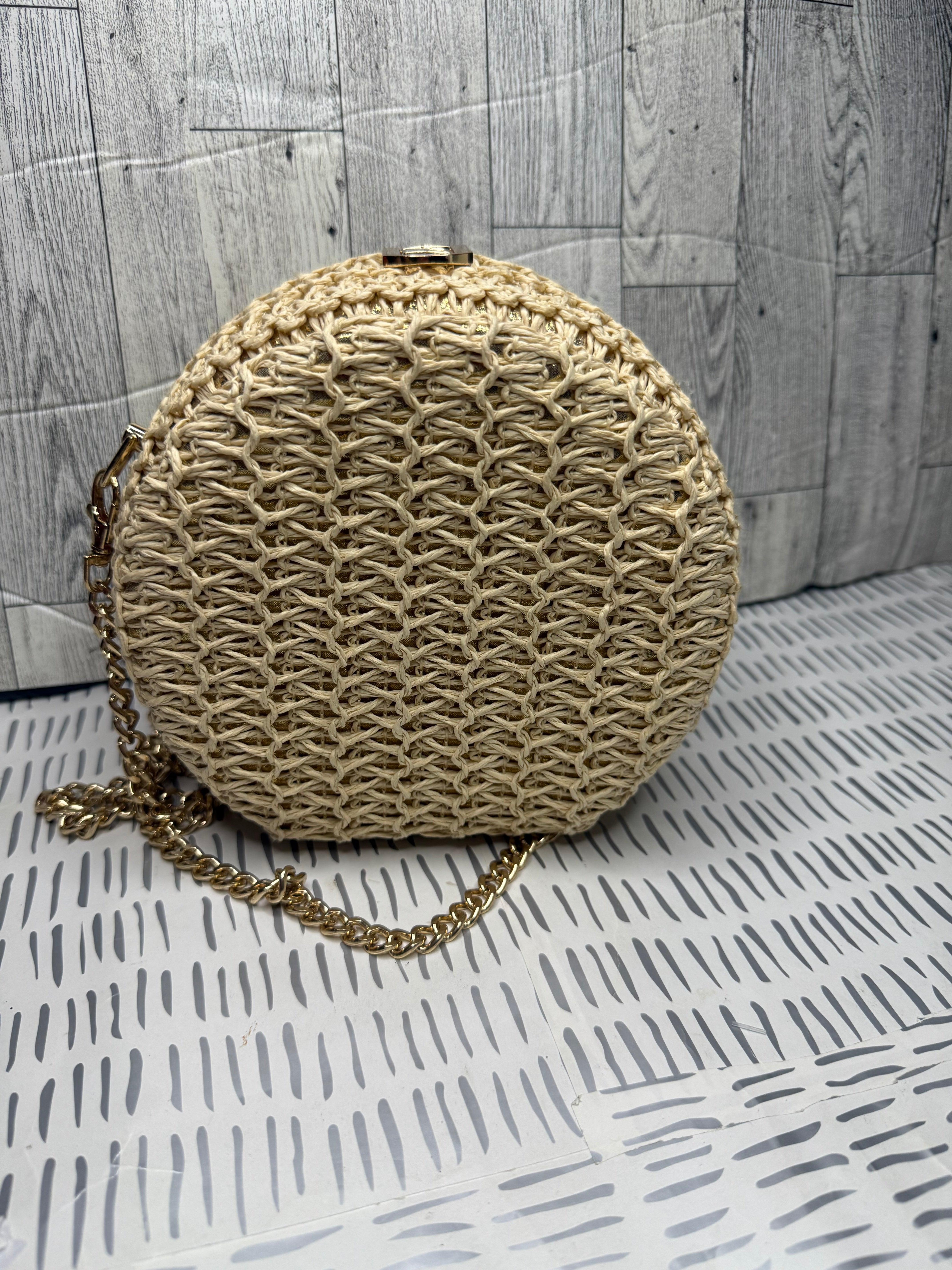 Woven crossbody bag